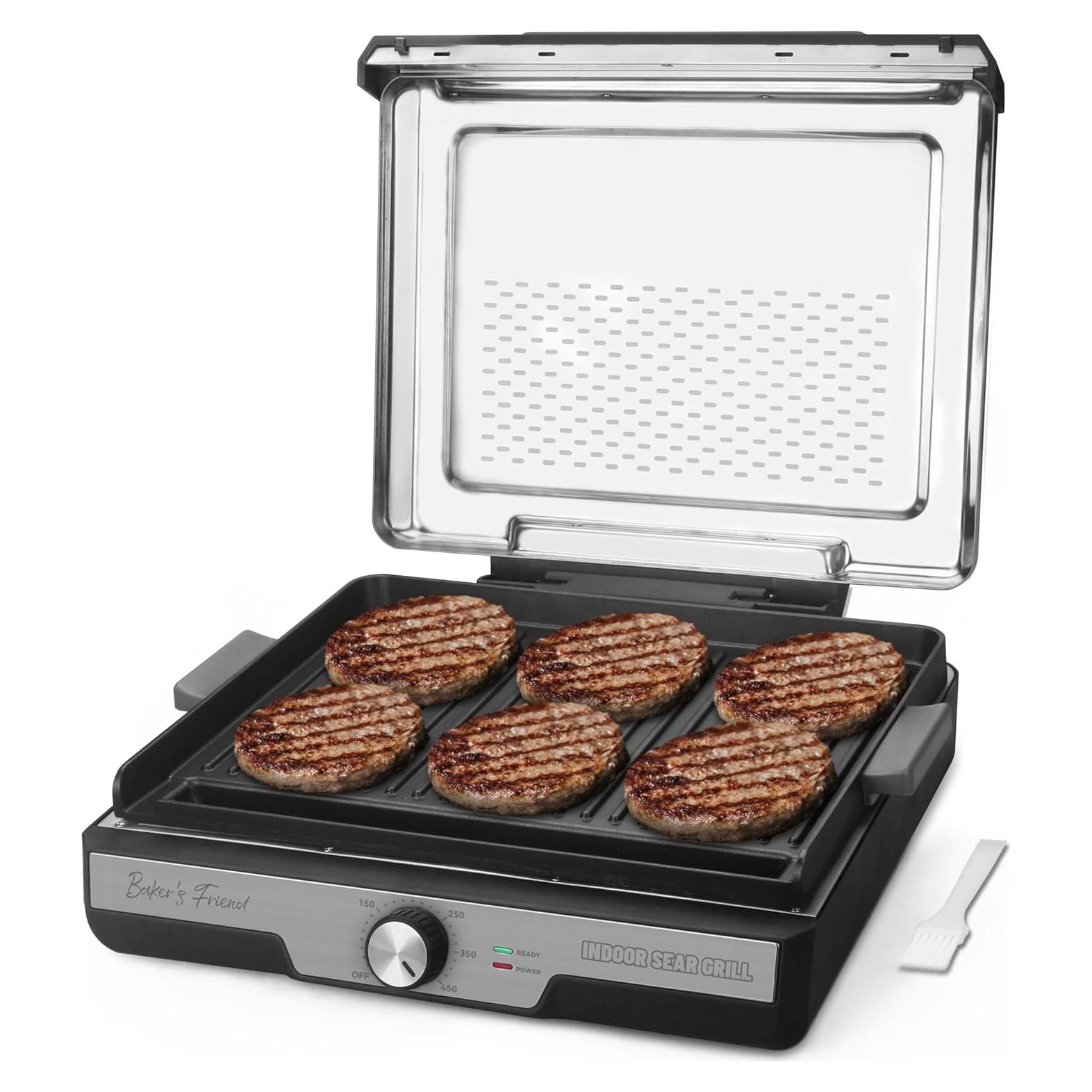 Parrilla Eléctrica Interior Amigo del Pan BF2-IG01 Sin Humo