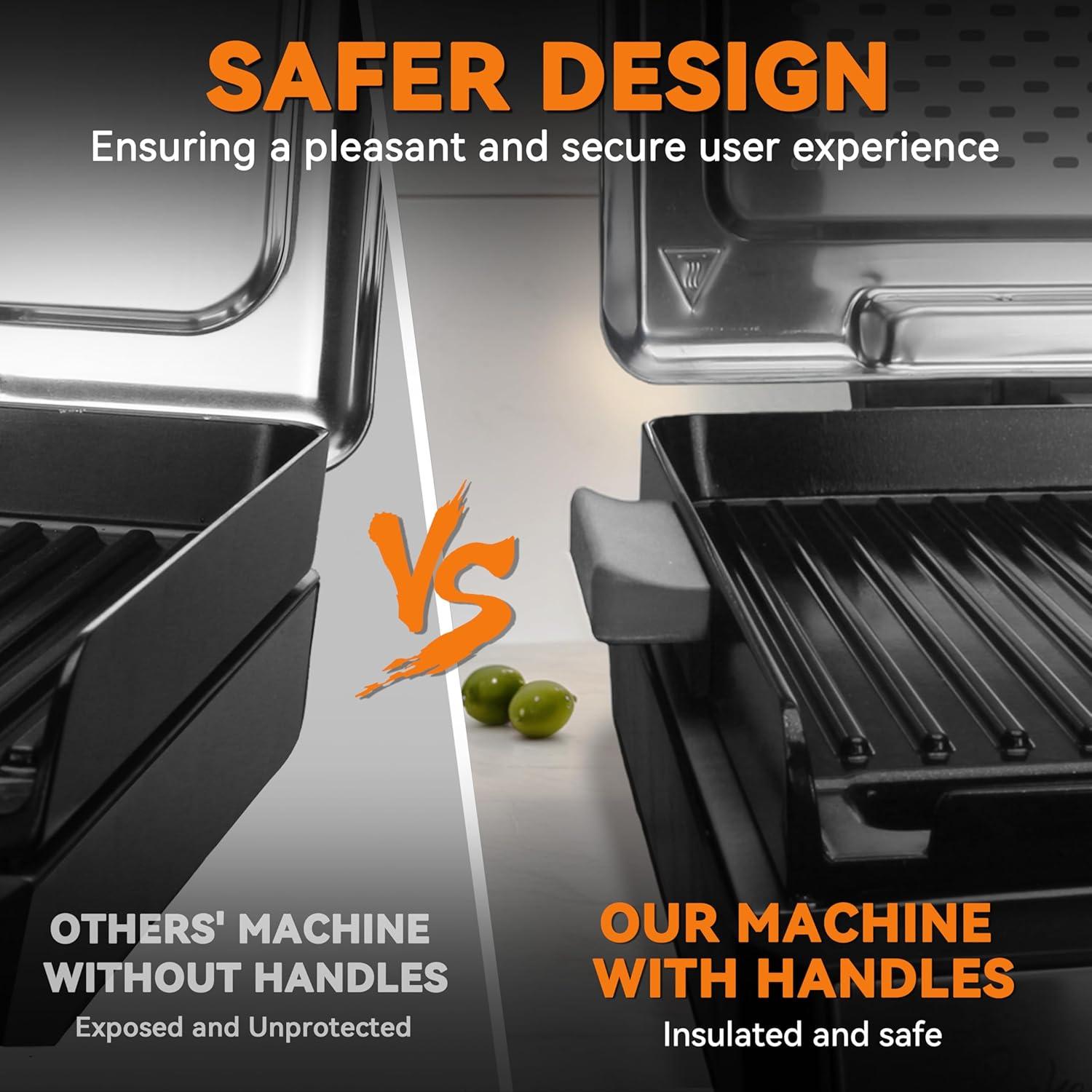 Parrilla Eléctrica Interior Amigo del Pan BF2-IG01 Sin Humo