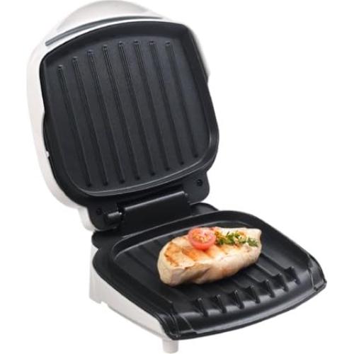 Parrilla Eléctrica George Foreman GR10ABWI con Calentador de Pan