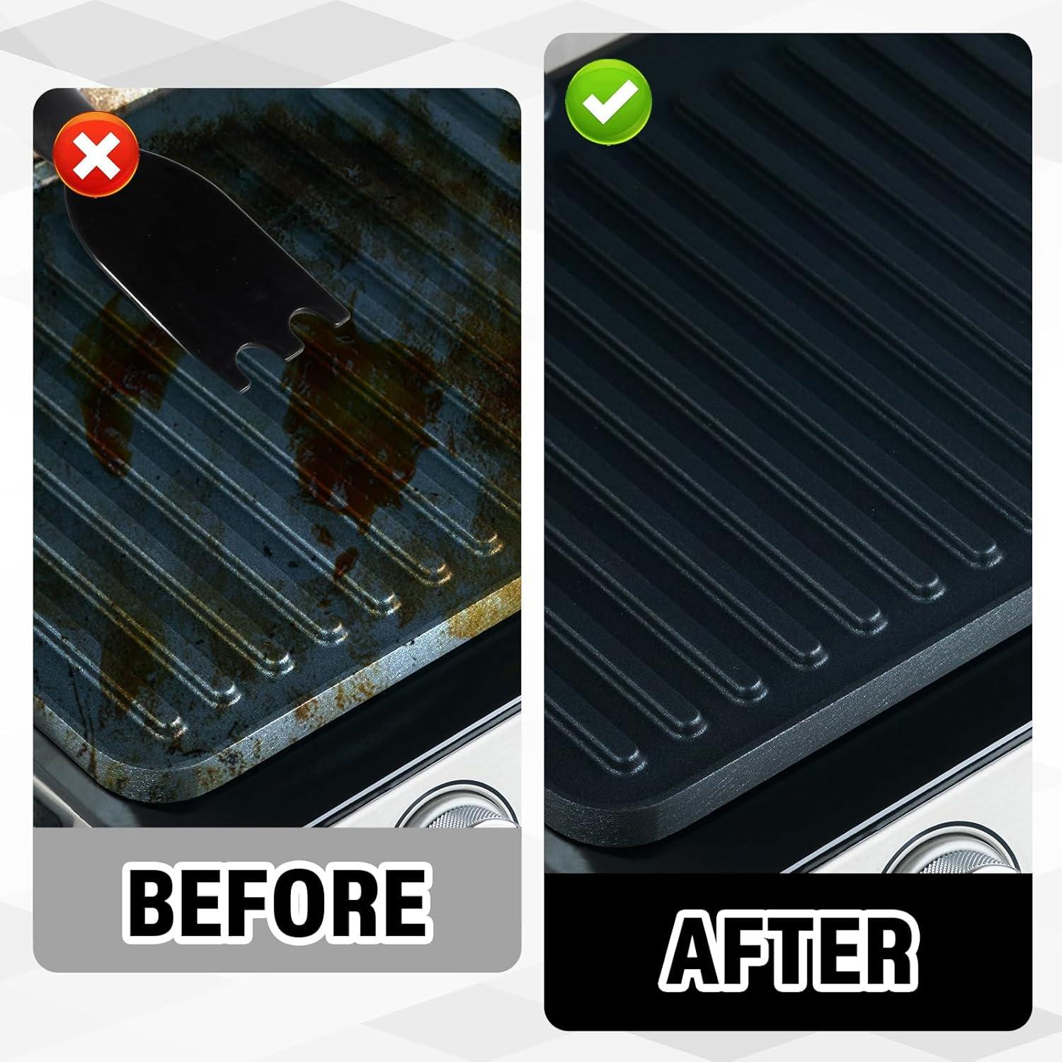 Paquete de 2 Raspadores Universales Qianyu para Parrilla Interior