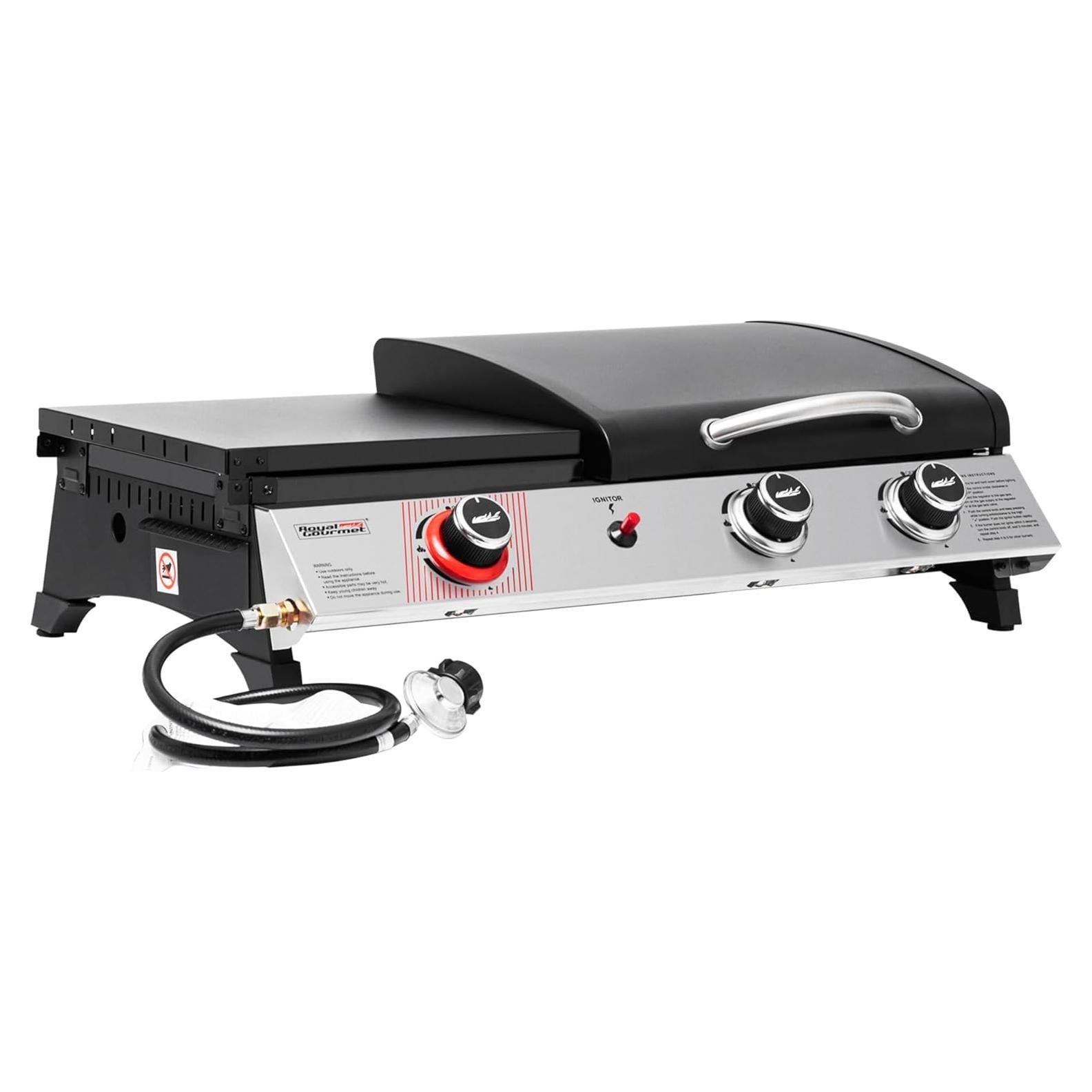 Parrilla de Gas Propano Royal Gourmet PD1305H 3 Quemadores 29,000 BTU