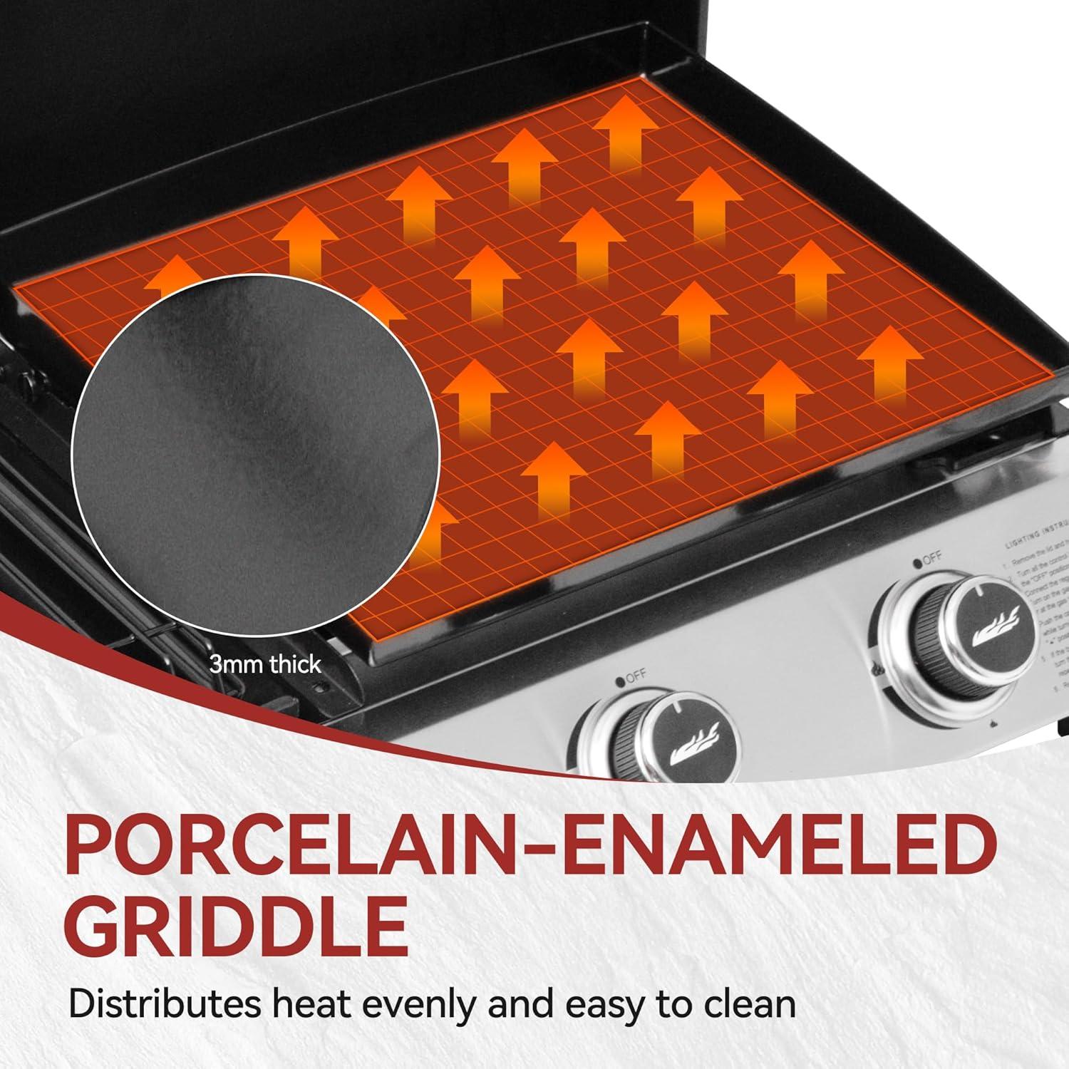 Parrilla de Gas Propano Royal Gourmet PD1305H 3 Quemadores 29,000 BTU