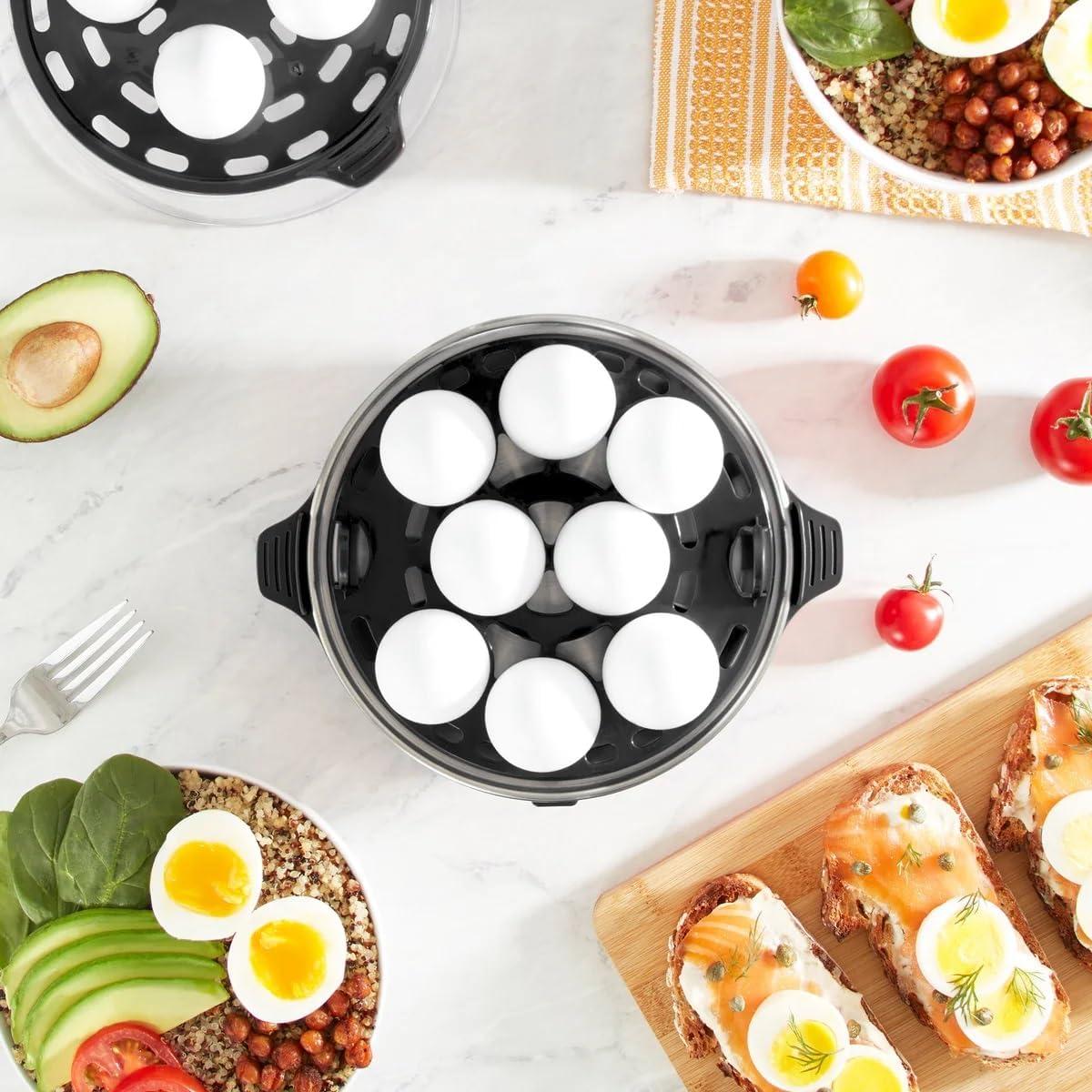 Cocinero de Huevos Deluxe Ultimate 12 Huevos Hervidos 7 Escalfados