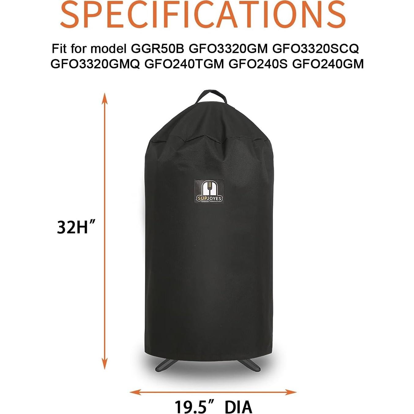 Funda de Parrilla Eléctrica SUPJOYES para George Foreman 49.5x81.3cm