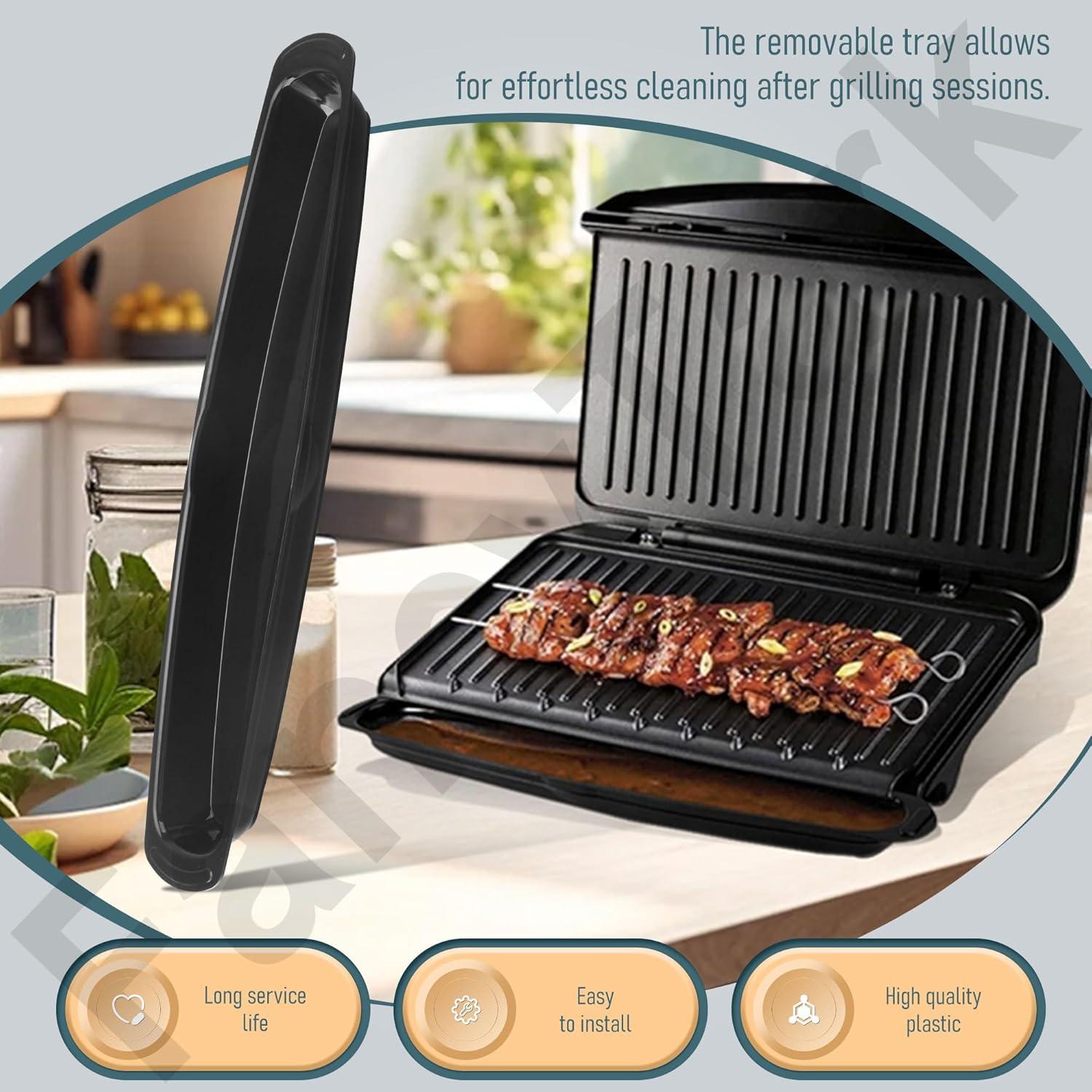 Bandeja de Goteo para Grill George Foreman 36.83 cm - Negro