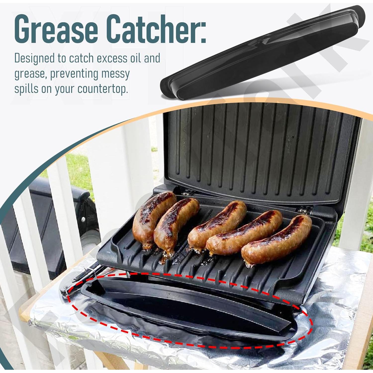 Bandeja de Goteo para Grill George Foreman 36.83 cm - Negro