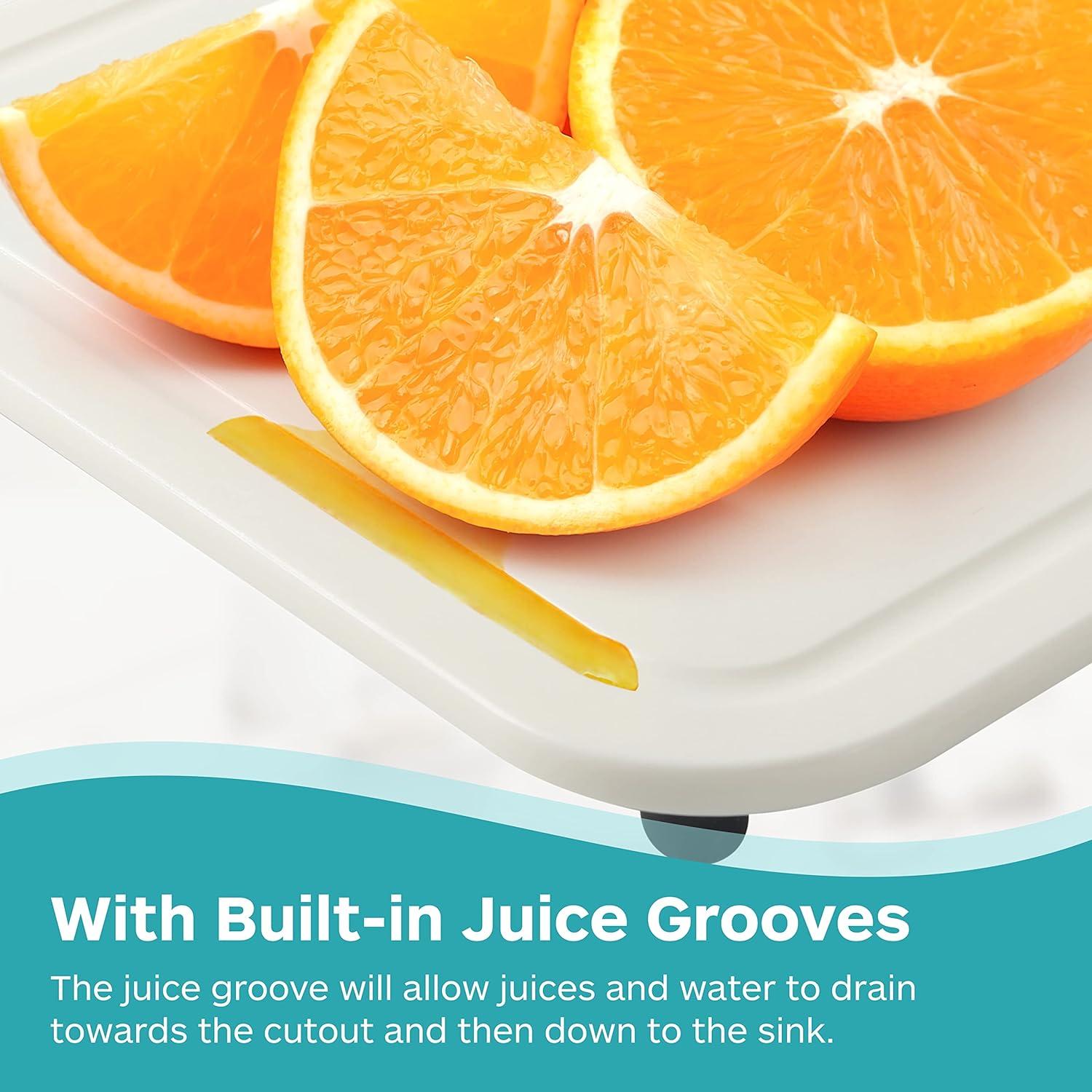 Juego de 2 raspadores para parrilla George Foreman + tabla de cortar