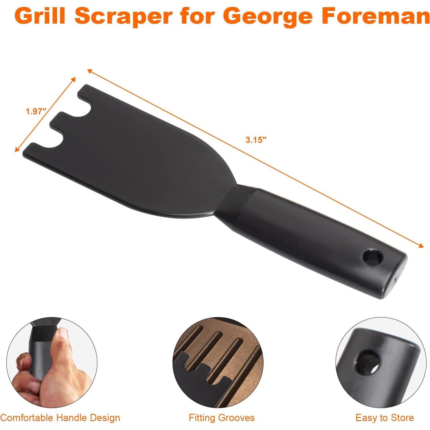 Receptor de Grasa y Espátula para Parrilla George Foreman