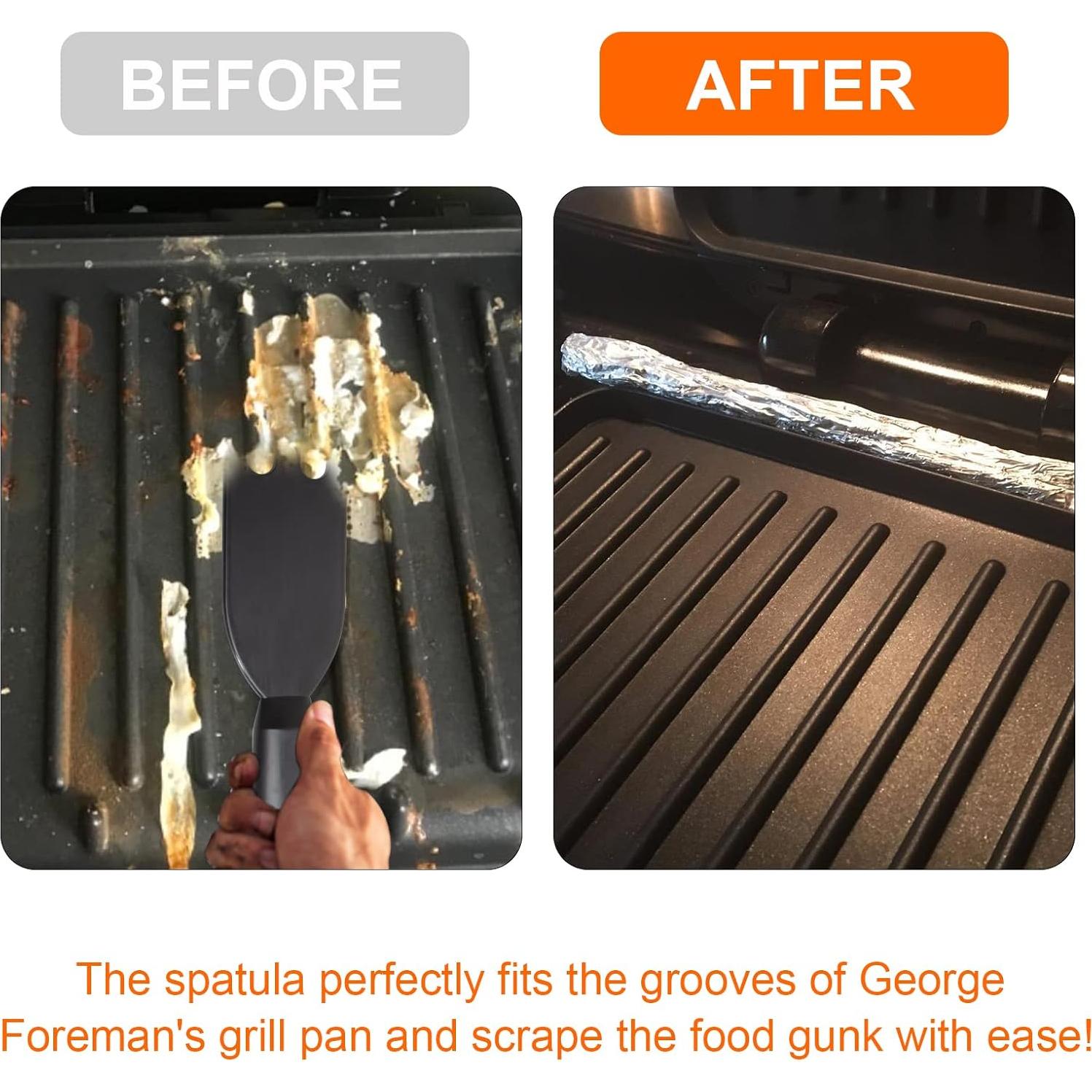 Receptor de Grasa y Espátula para Parrilla George Foreman