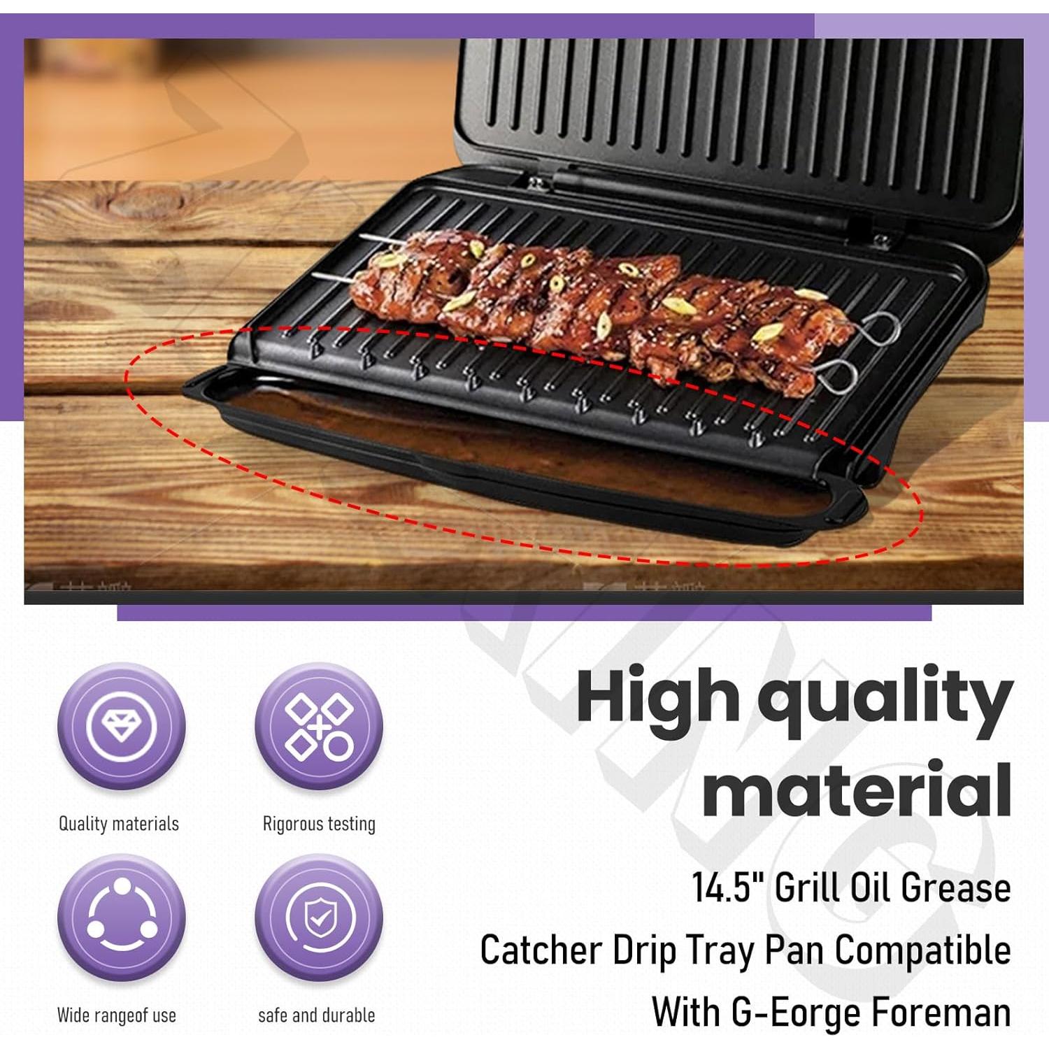 Recipiente para Grasa de Parrilla ZHIXING 36.83 cm Reemplazo