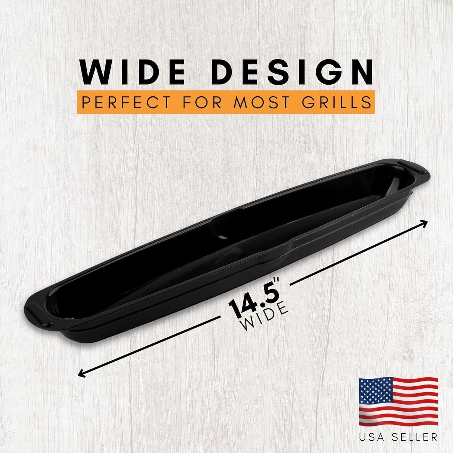 Paquete de 2 bandejas de goteo George Foreman 36.83 cm