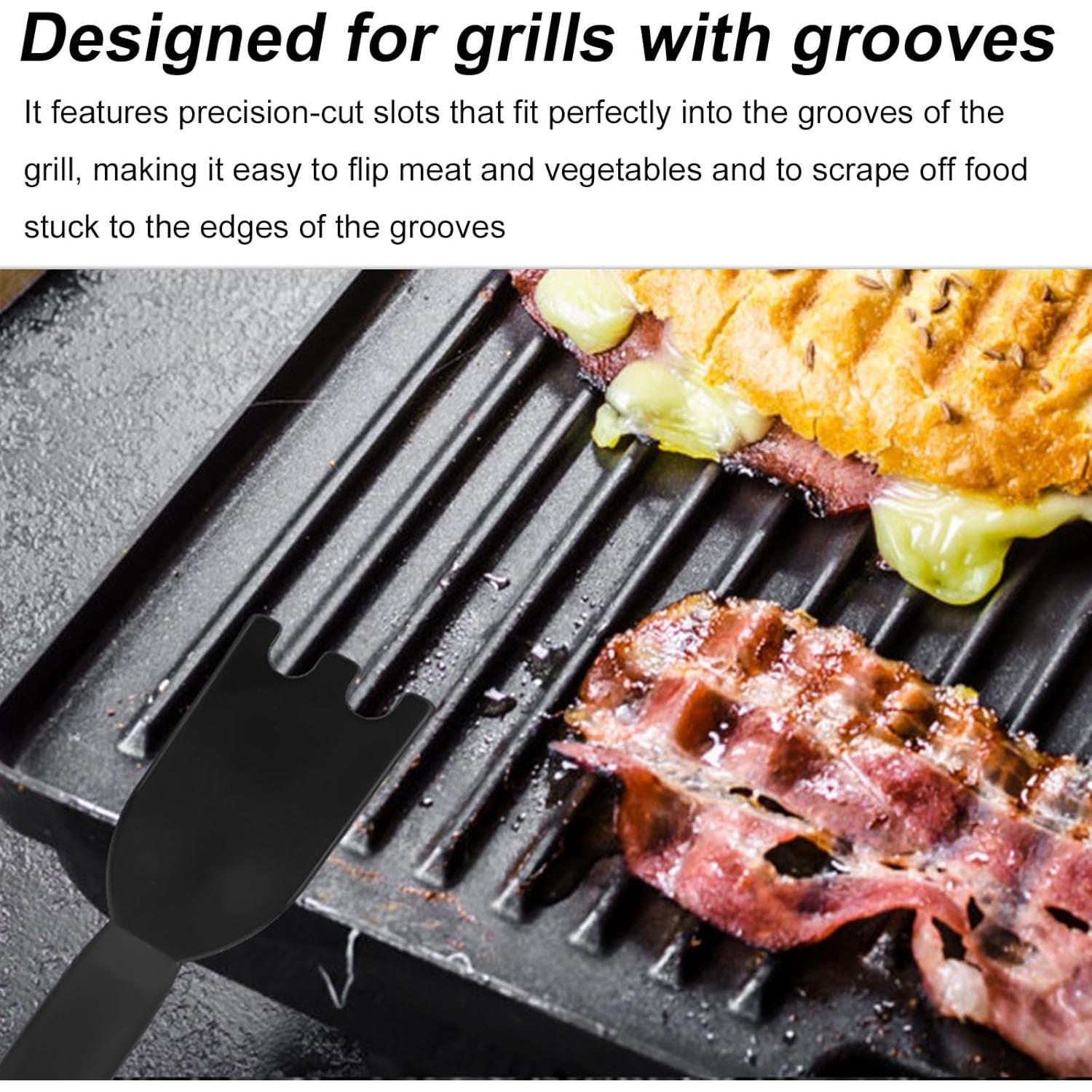 Raspador Universal para Parrilla Tinoaly 2 Piezas Nylon 18x5cm