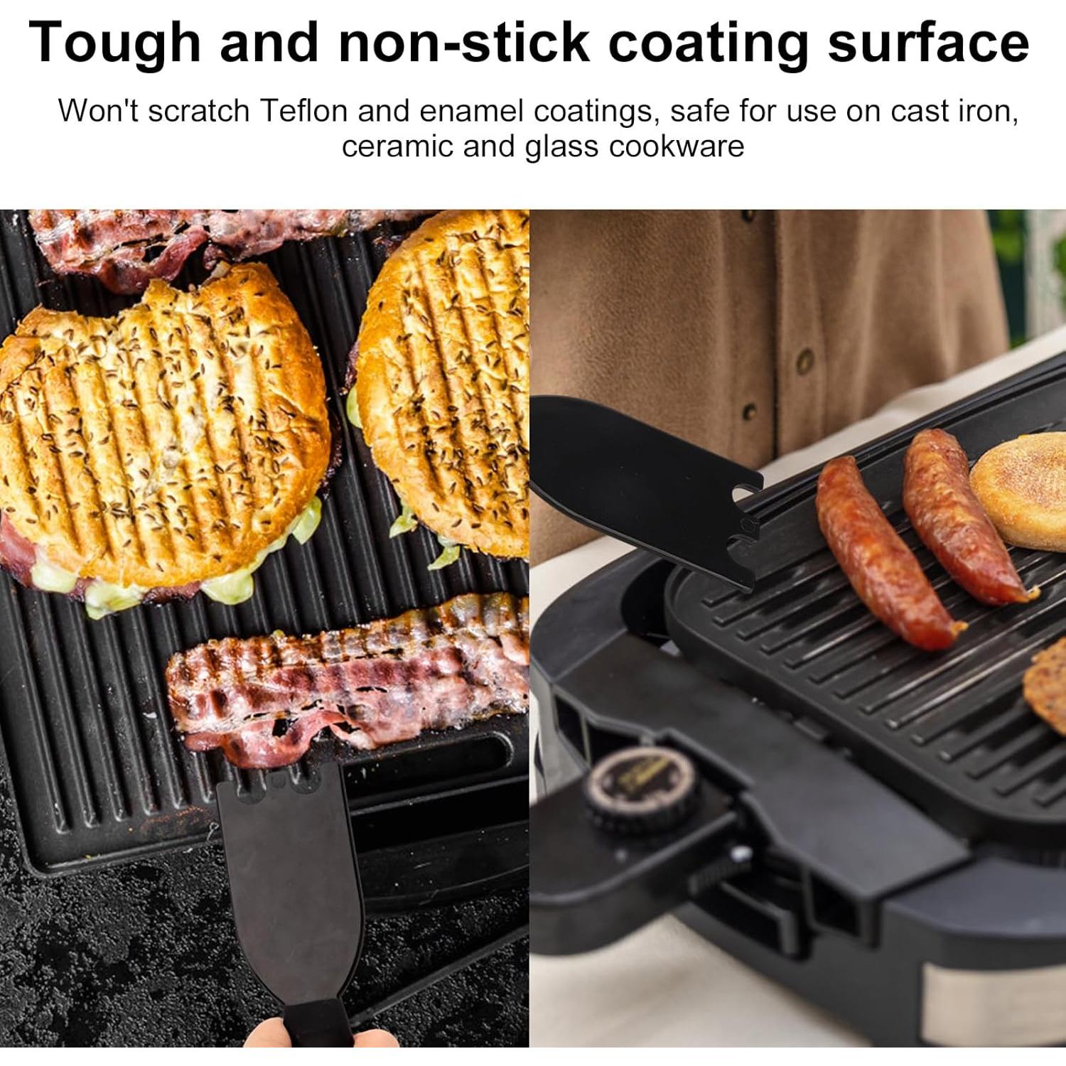 Raspador Universal para Parrilla Tinoaly 2 Piezas Nylon 18x5cm