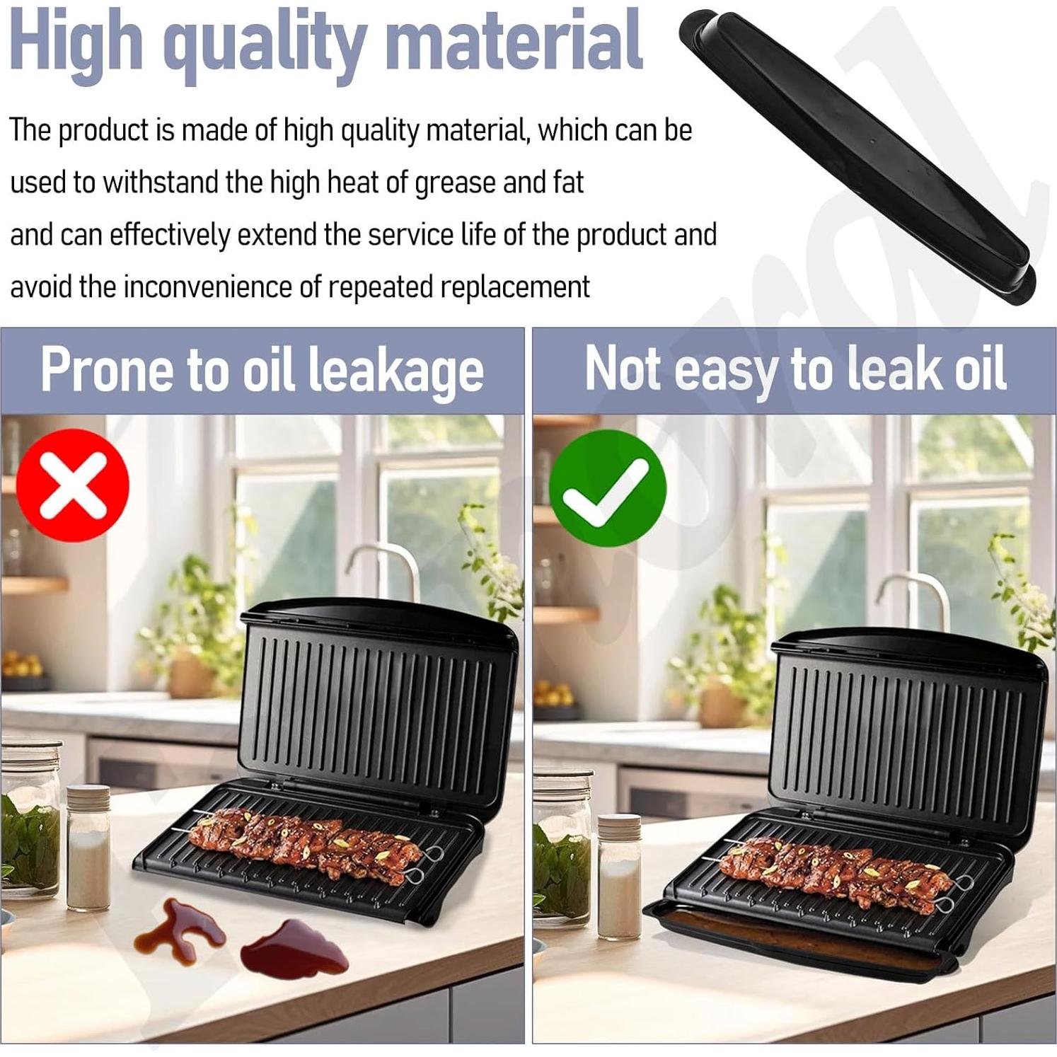 Bandeja de Goteo para Parrilla George Foreman 36.83 cm - 2 Pcs