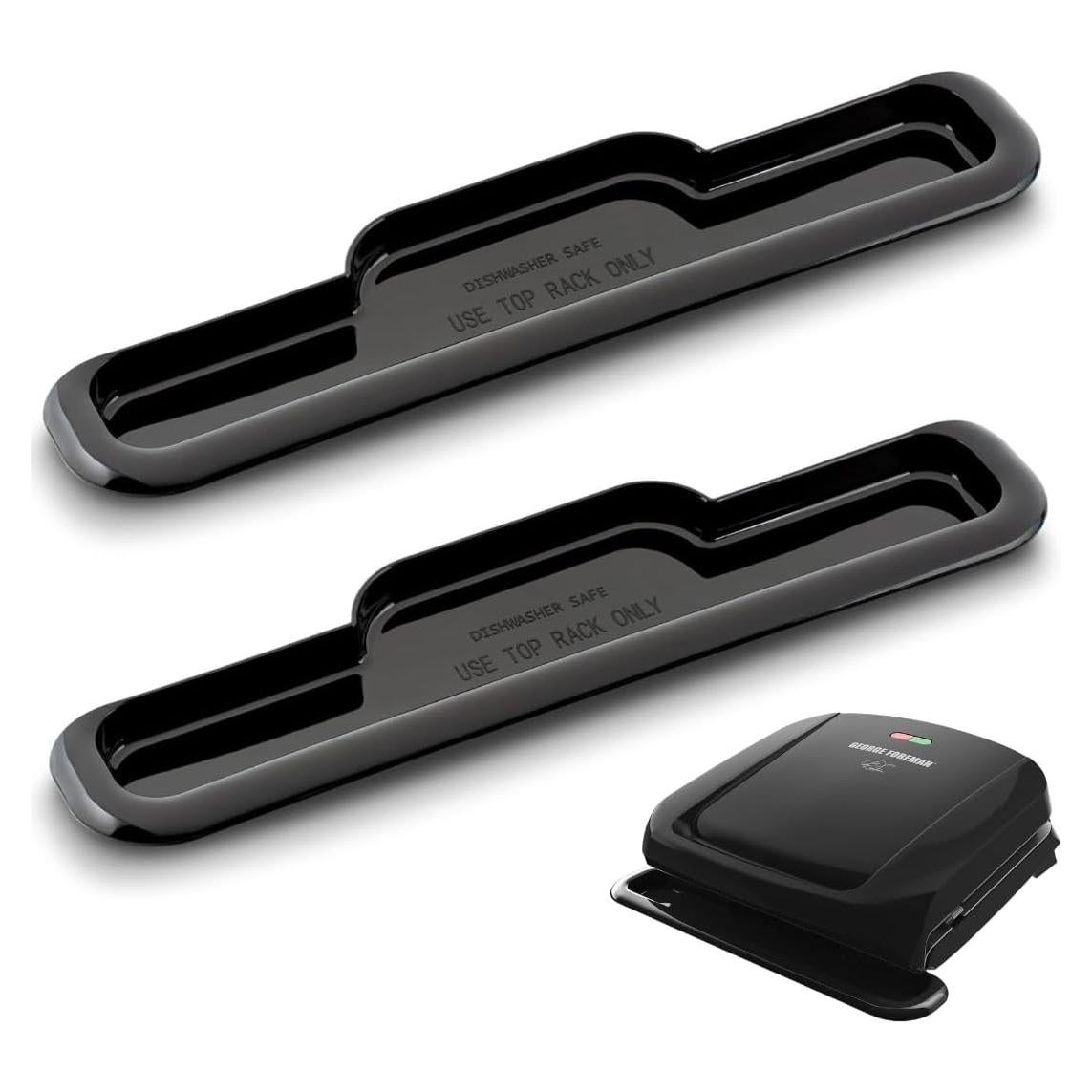 Bandeja de Goteo de Repuesto Hakano para Parrilla George Foreman 30.48 cm - Paquete de 2