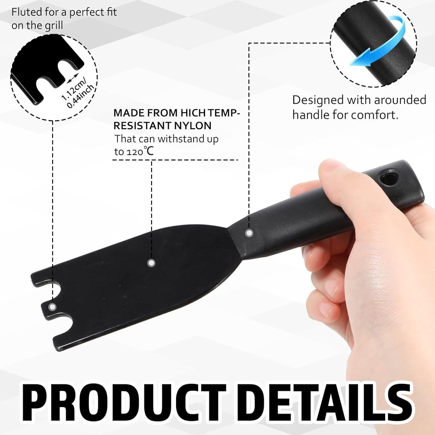 Paquete de 2 Raspadores Universales YBEATY para Parrilla Interior