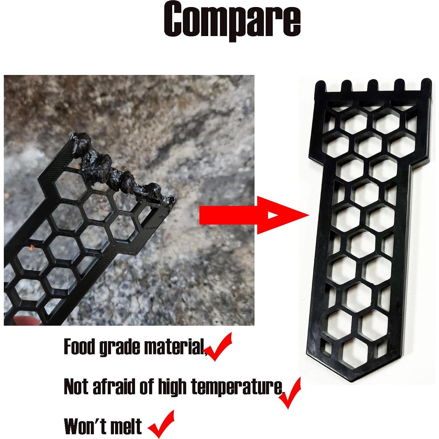 Herramienta Raspadora para Parrilla Ninja Woodfire JILINWEI 2 Pcs