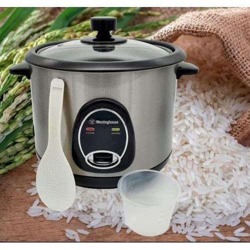 Cocedor de Arroz Westinghouse 10 Tazas 220V Acero Inoxidable 700W