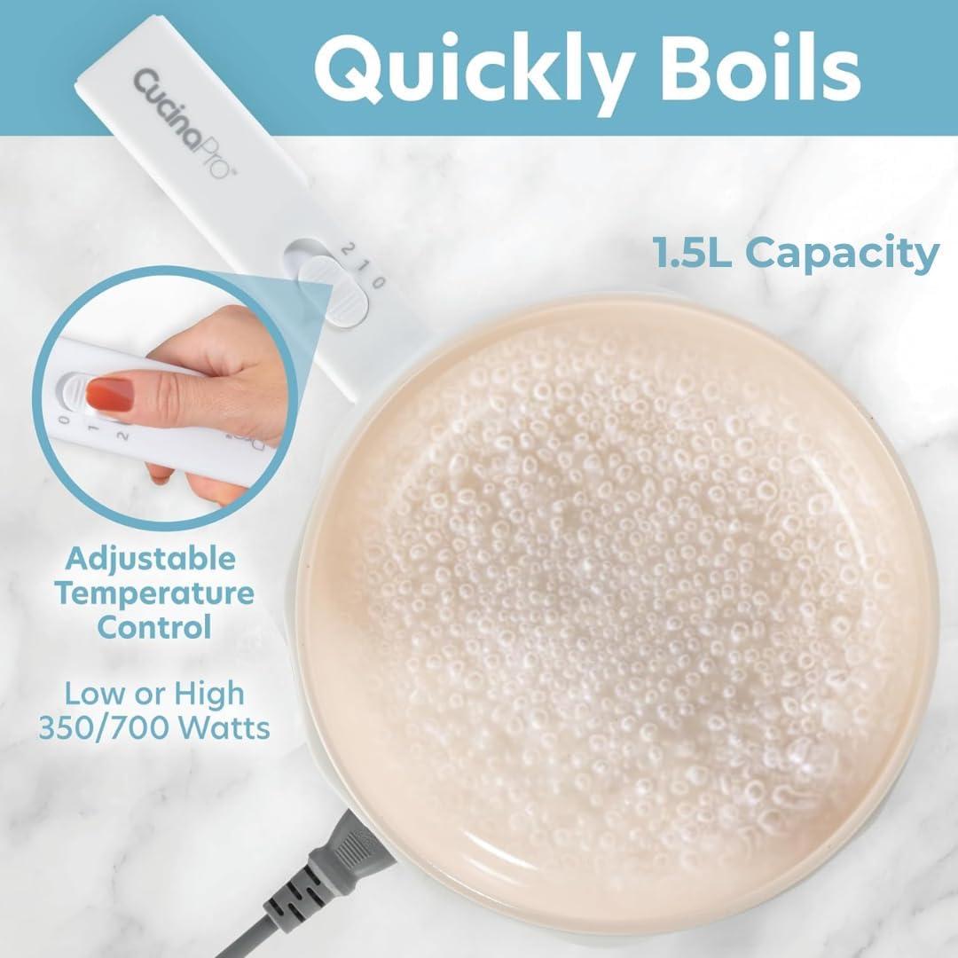 Olla Caliente Eléctrica Multifuncional CucinaPro 1.5L