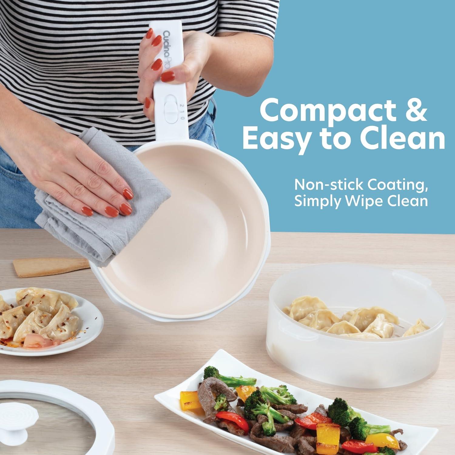 Olla Caliente Eléctrica Multifuncional CucinaPro 1.5L