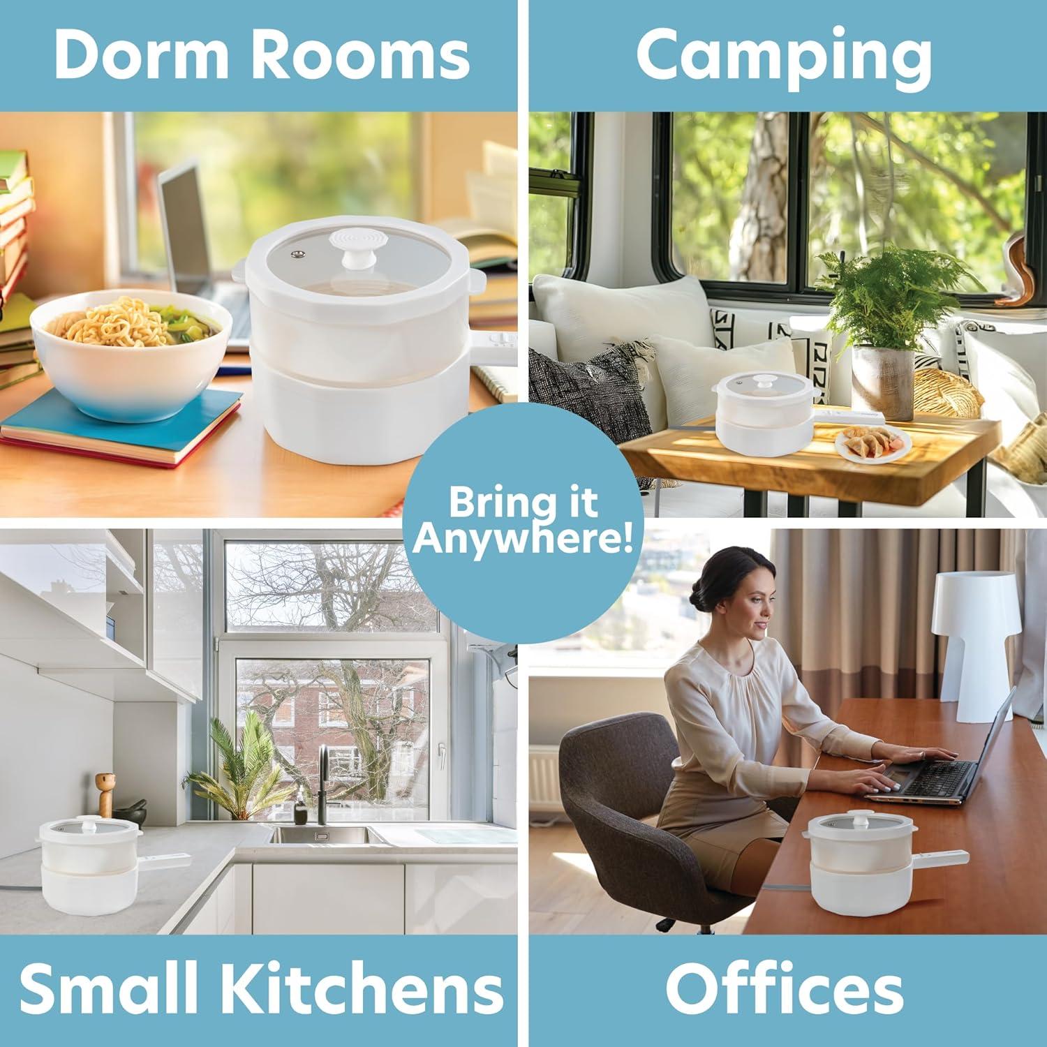 Olla Caliente Eléctrica Multifuncional CucinaPro 1.5L