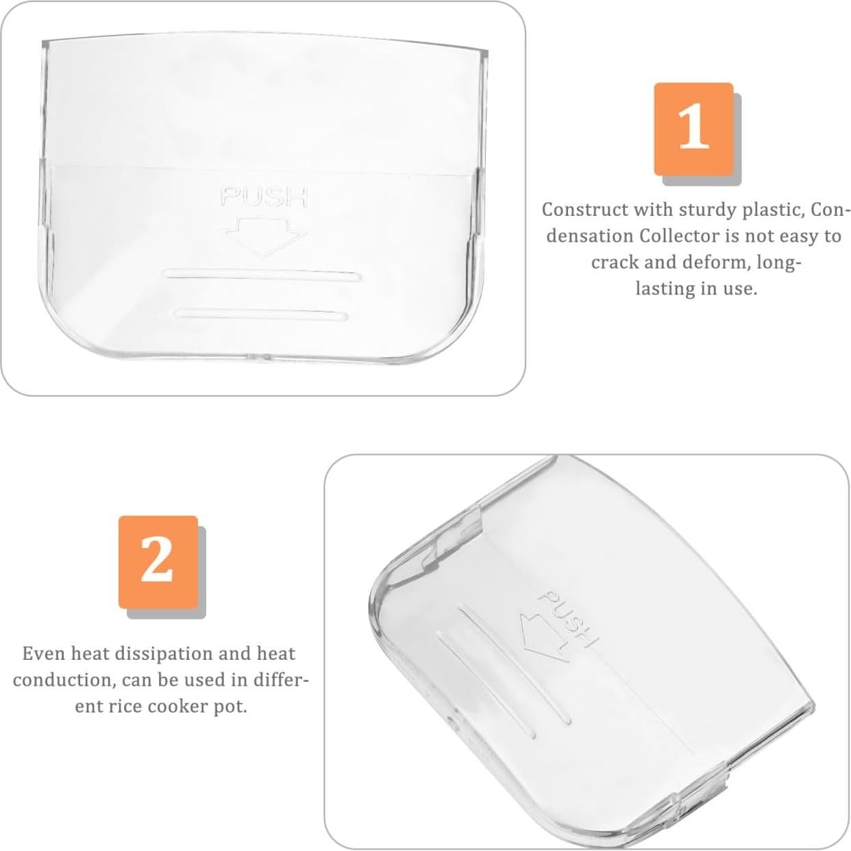 5 Tazas de Recolección de Agua para Olla Arrocera Showeroro