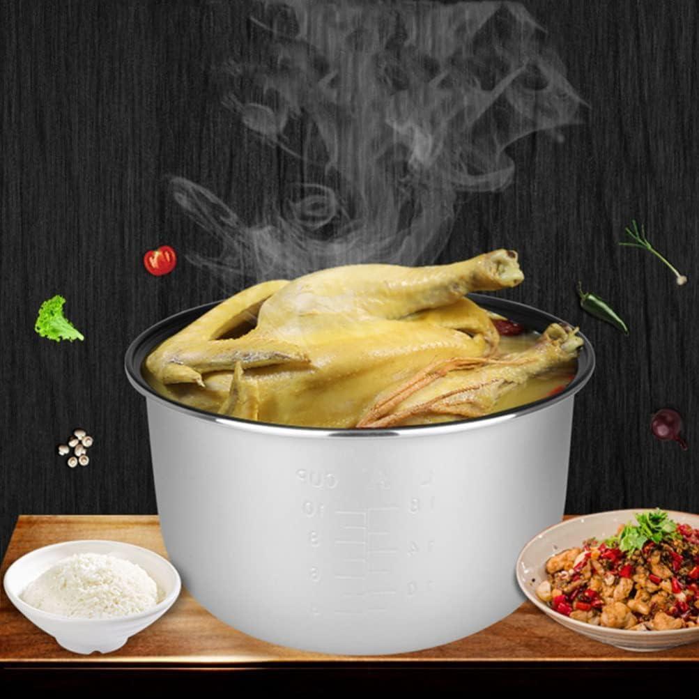 Olla Arrocera Interior Cabilock 5L Acero Inoxidable Plata