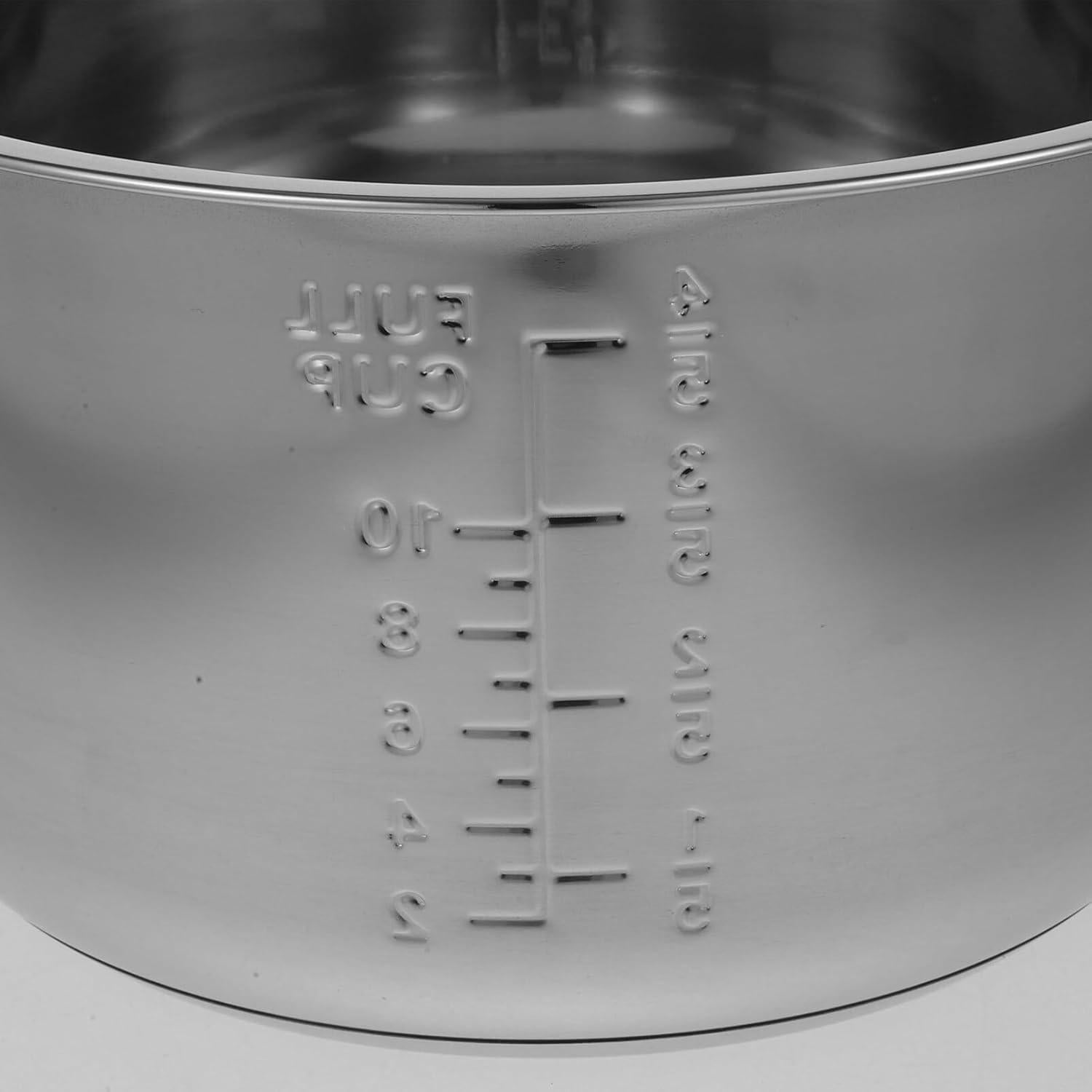 Olla Arrocera Interior Cabilock 5L Acero Inoxidable Plata