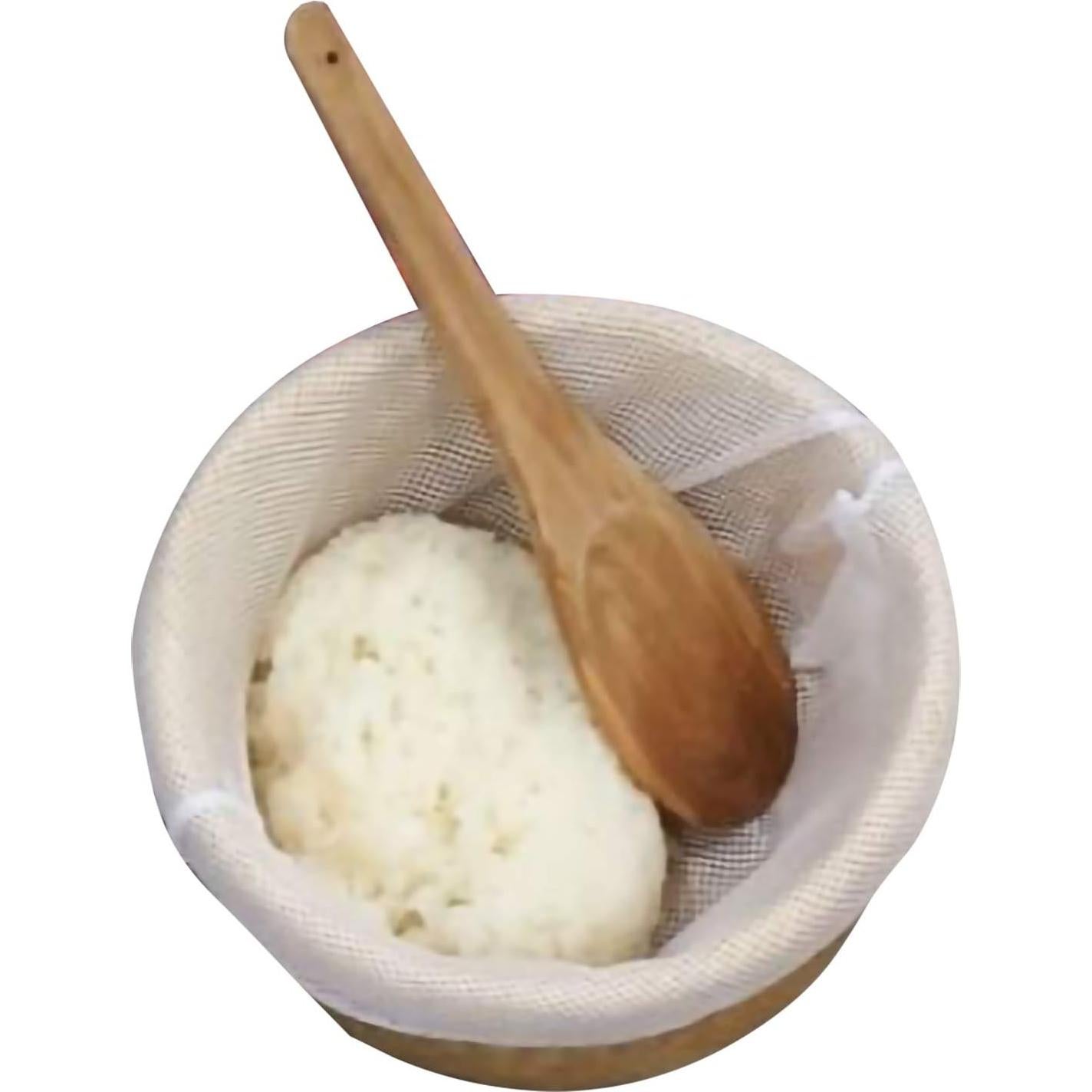 Cesta de Vapor de Arroz Pegajoso Plai Na de Bambú 1.1L