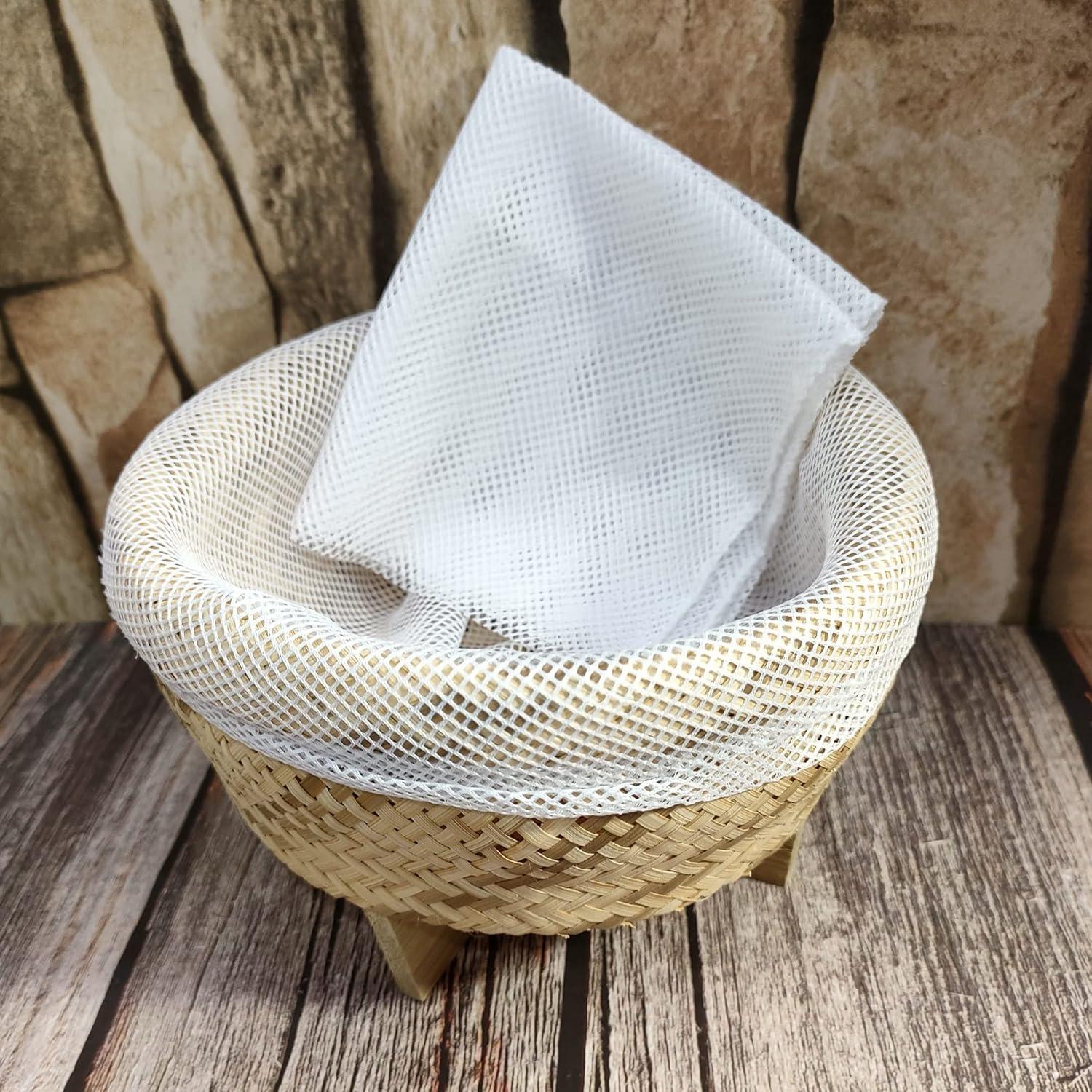 Cesta de Vapor de Arroz Pegajoso de Bambú 16.5 cm - Hecha a Mano