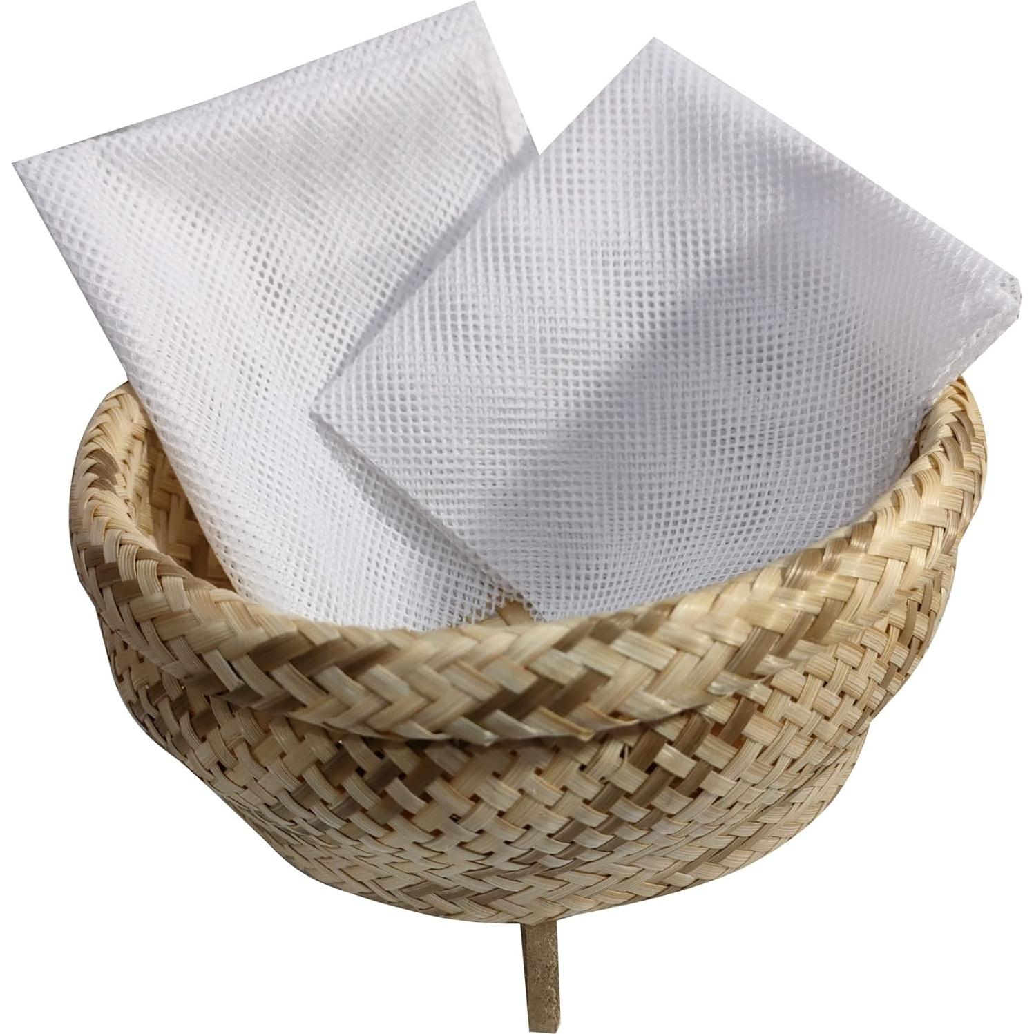 Cesta de Vapor de Arroz Pegajoso de Bambú 16.5 cm - Hecha a Mano