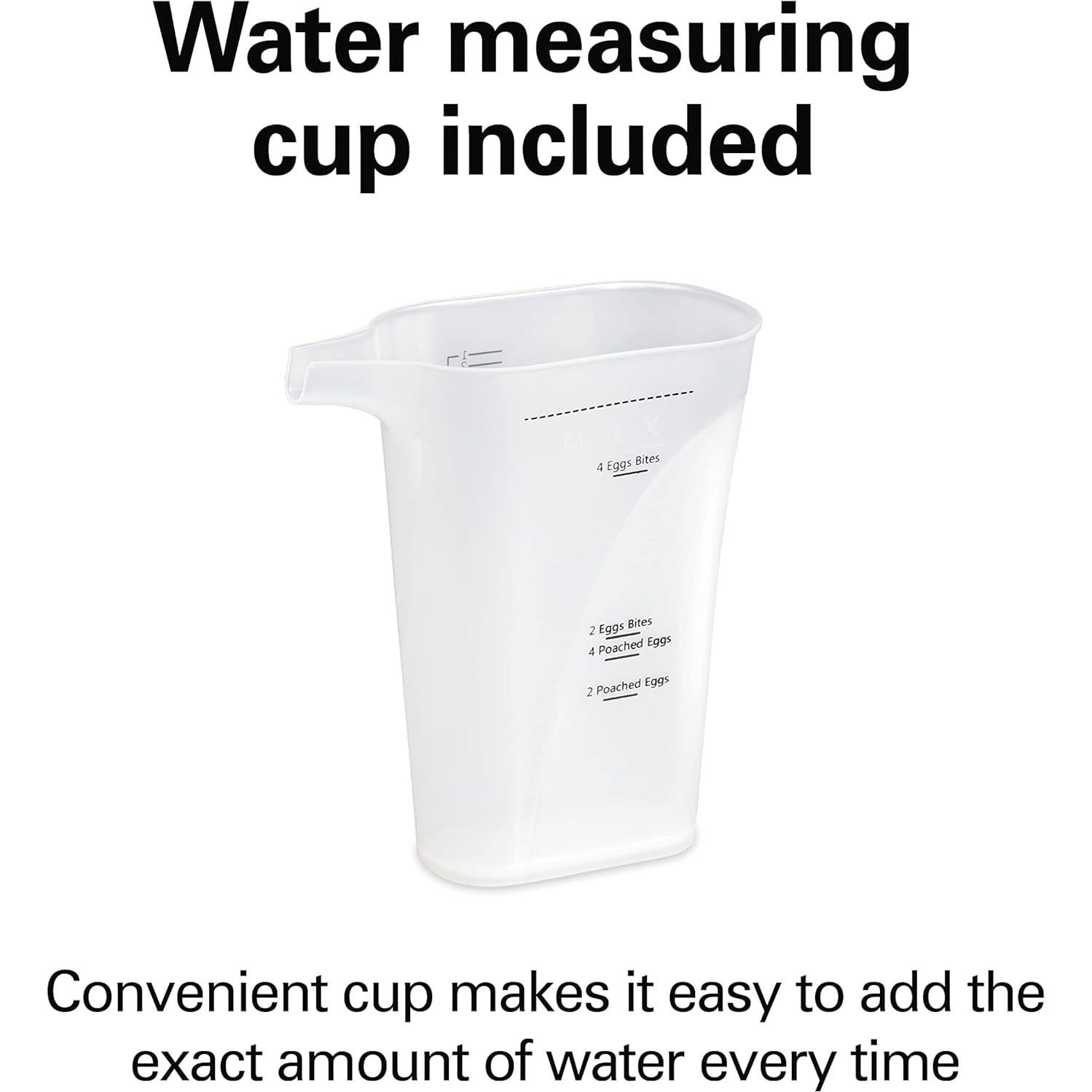 Cocedor de Huevos Eléctrico Hamilton Beach 6 en 1 Gris 25510