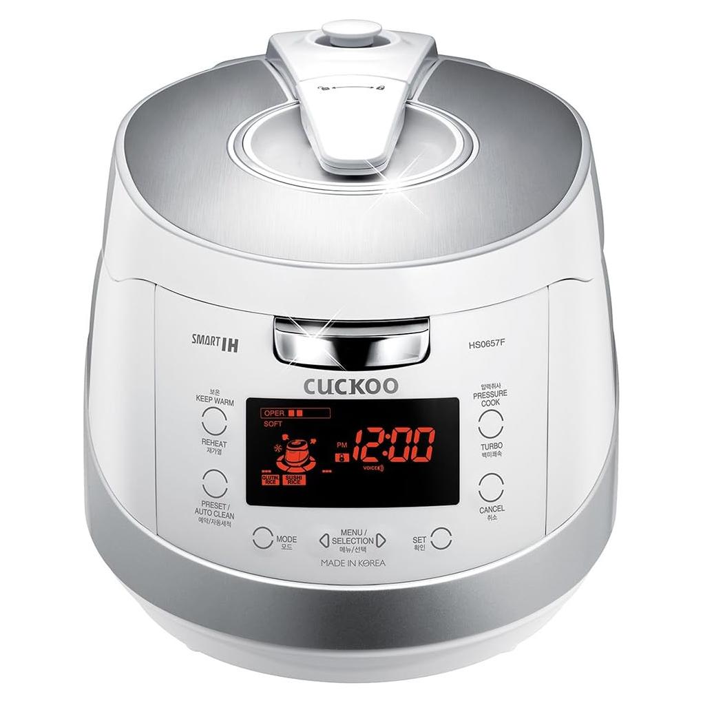 Olla de Arroz a Presión Cuckoo CRP-HS0657FW 6 Tazas Inducción