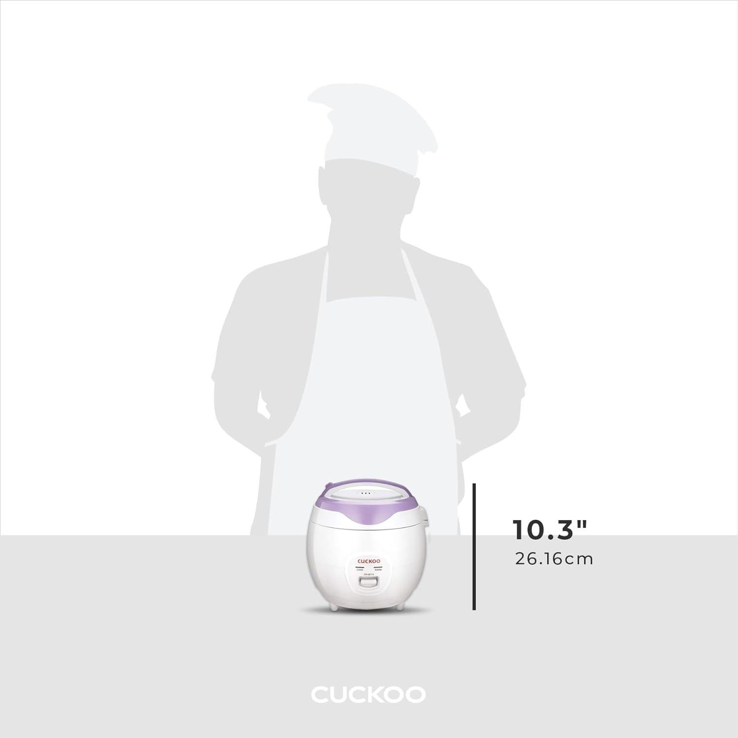 Cocedor de Arroz Eléctrico Cuckoo CR-0671V 3 Litros Antiadherente