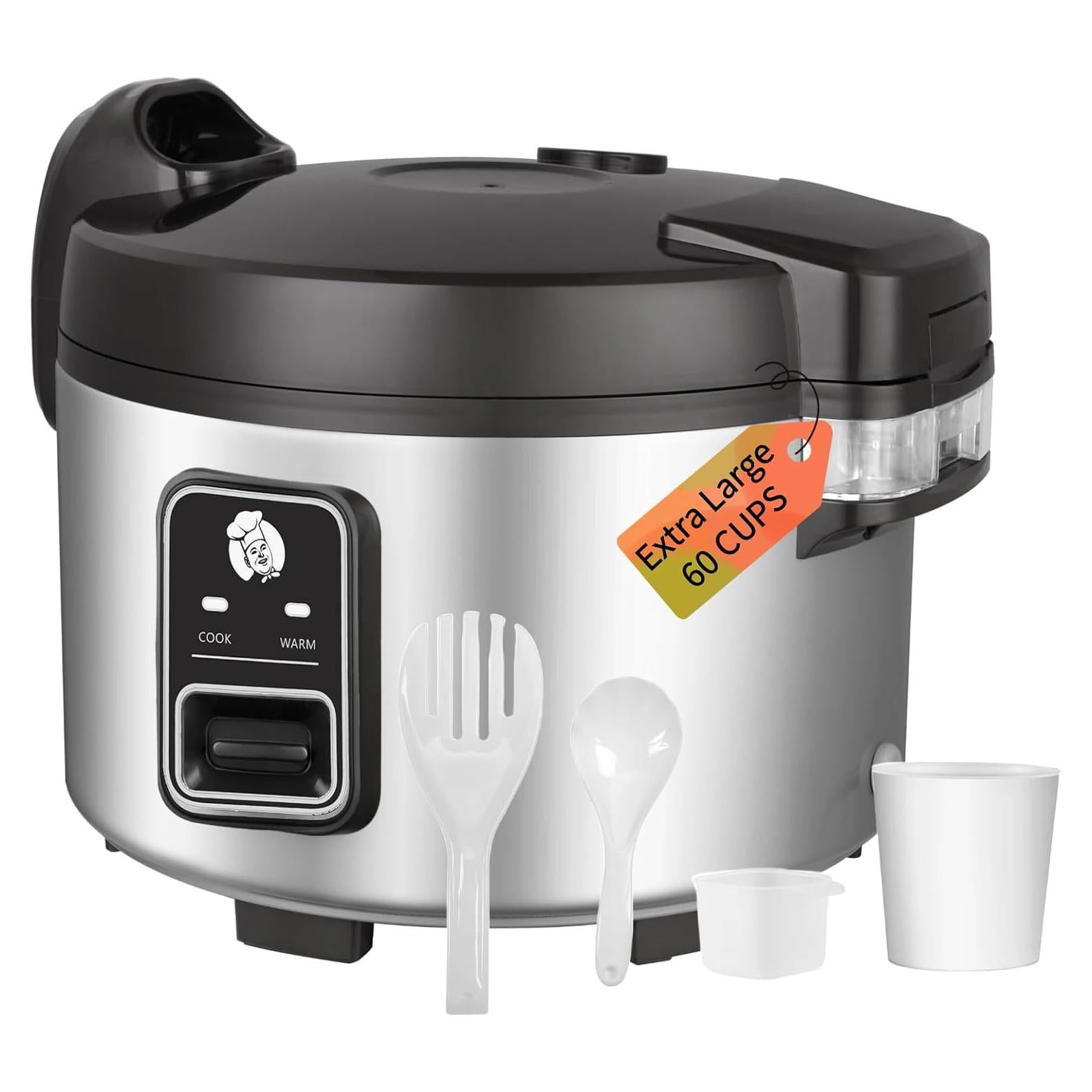 Cocedor de Arroz Comercial DAZITN 13L 60 Tazas Cocido Automático