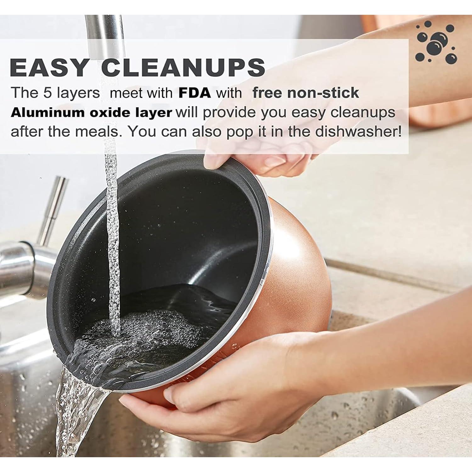 Cocedor de Arroz Comercial DAZITN 13L 60 Tazas Cocido Automático