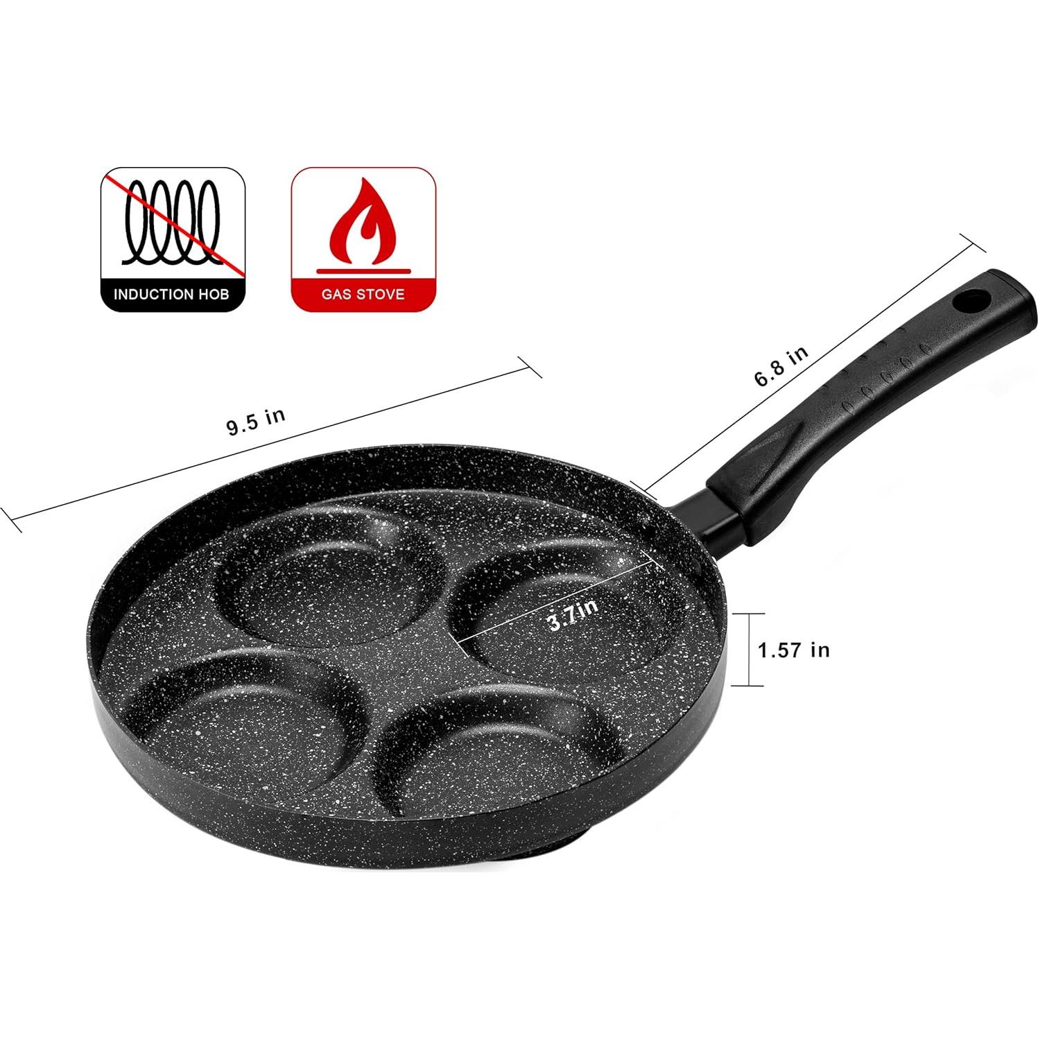 Sartén para Freír Huevos MyLifeUNIT 4 Tazas Antiadherente