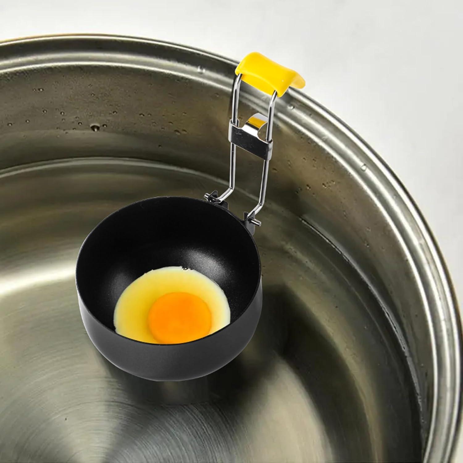 Cocinero de Huevos Plegable de Acero Inoxidable Antiadherente