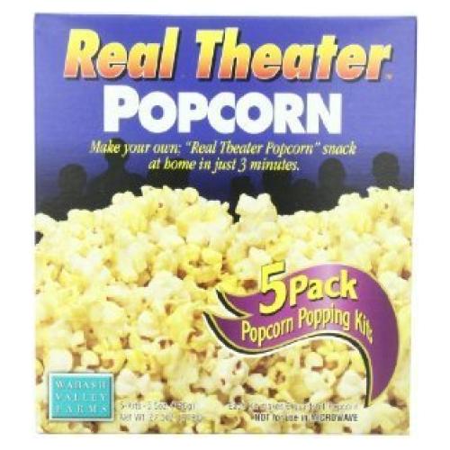 Kit de Palomitas de Maíz Gourmet Wabash Valley 5 Paquetes
