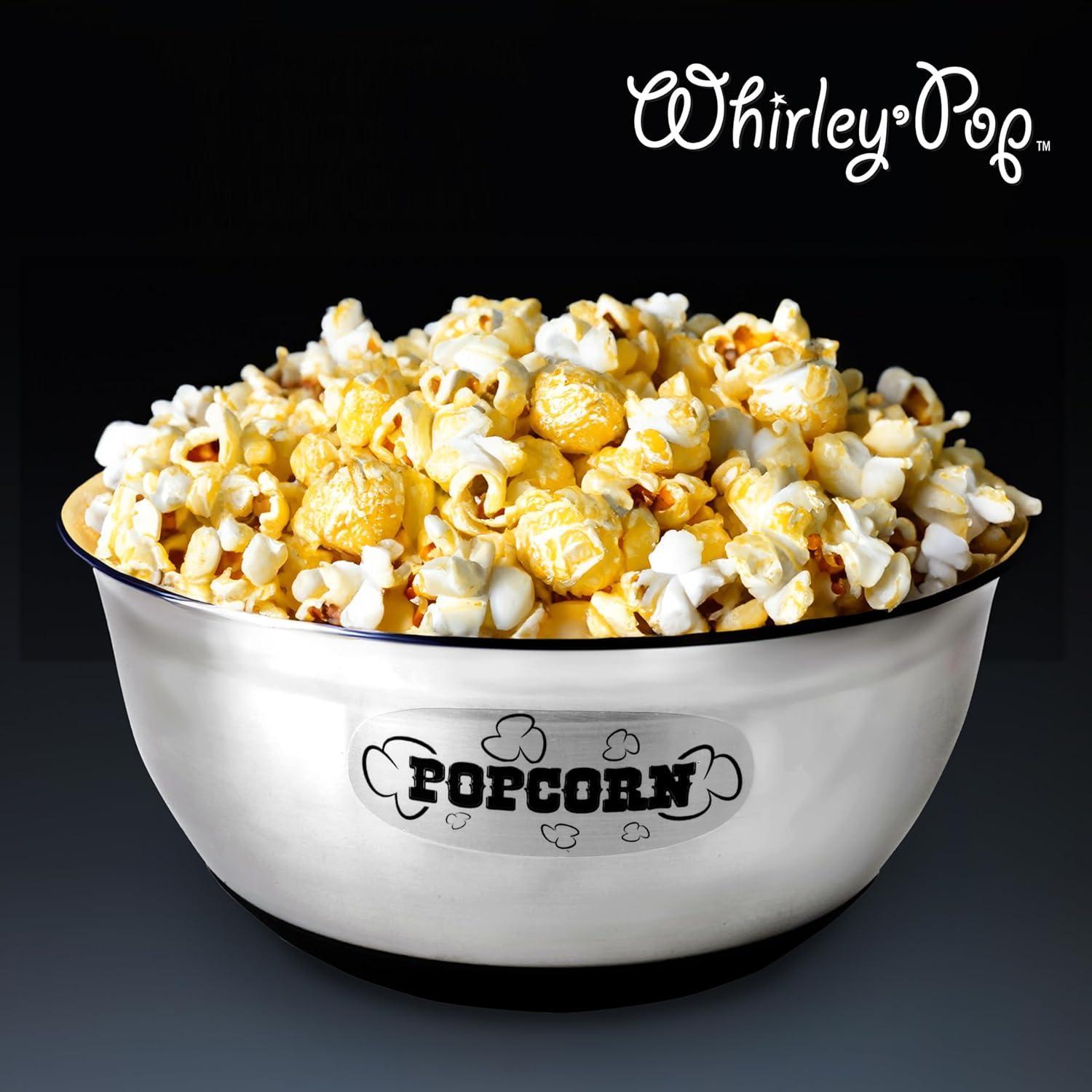 Whirley-Pop Popcorn Popper Acero Inoxidable 8 Cuartos