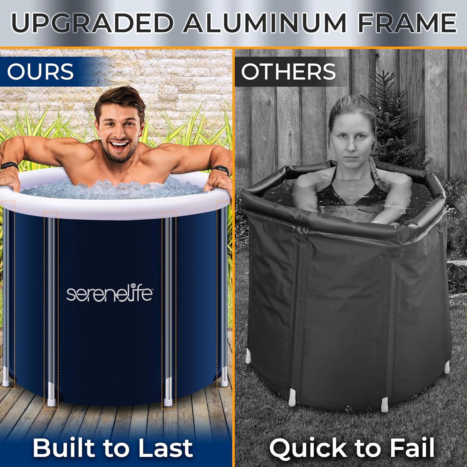 Bañera Inflable SereneLife para Inmersión Fría 295L