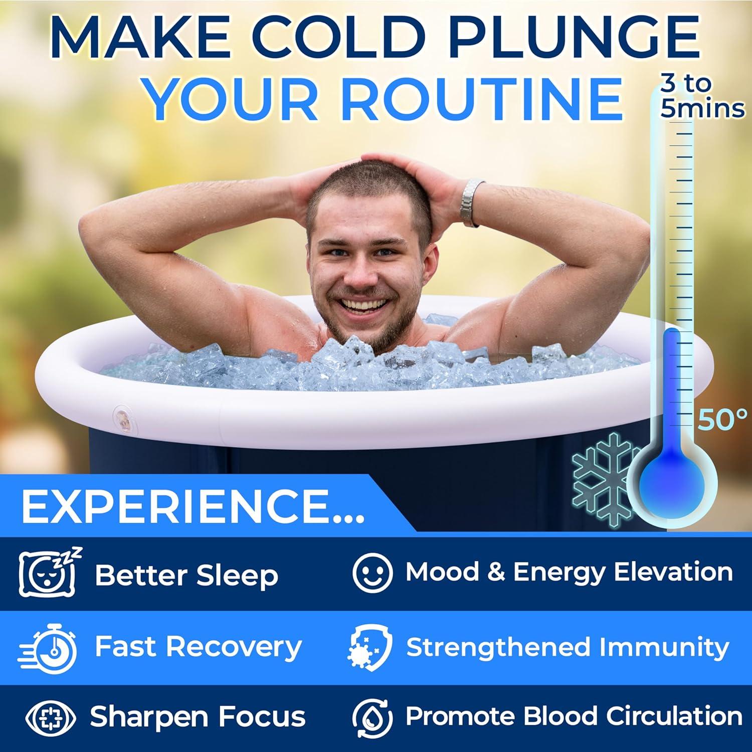 Bañera Inflable SereneLife para Inmersión Fría 295L