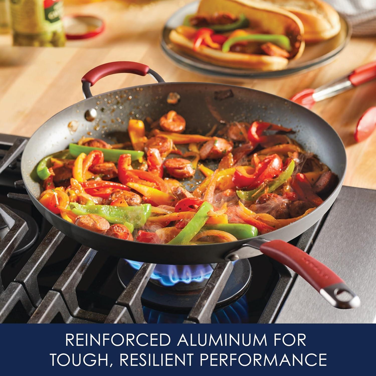 Sartén Antiadherente Rachael Ray Cucina 35.56 cm con Asa Auxiliar