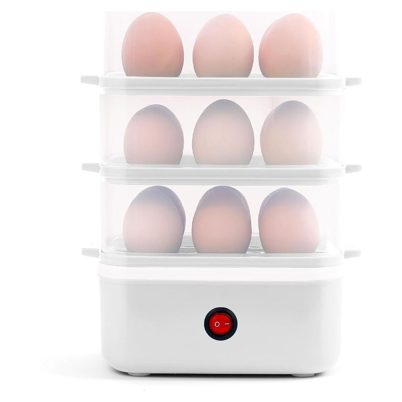 Cocedor de Huevos Eléctrico Yeatem ZDQ-1 para 18 Huevos