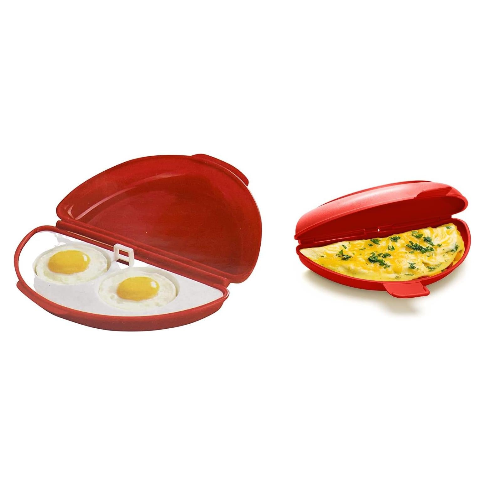 Hacedor de Omelet y Poachador de Huevos Home Products 2 en 1