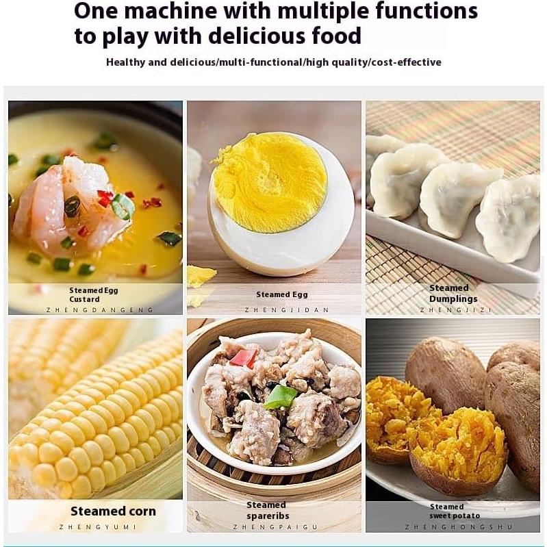 Cocedor de Huevos Eléctrico DeepCrush 14 Huevos Apagado Automático