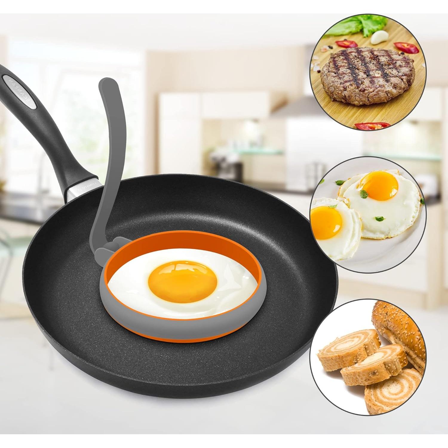 Moldes de Silicona para Huevos GOYLSER - 4 Piezas 8.9 cm
