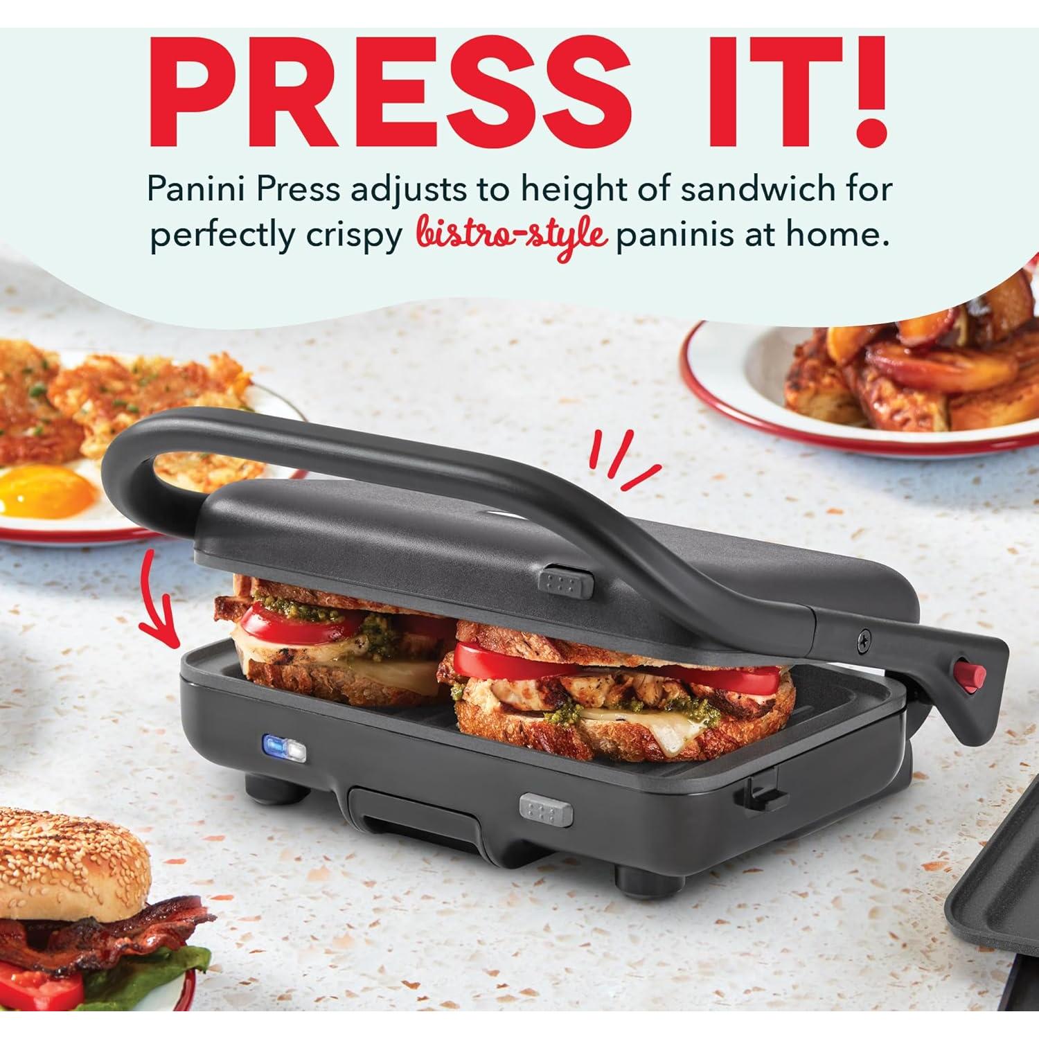 Sistema de Grill y Waffle DASH Flex Press - Placas Removibles