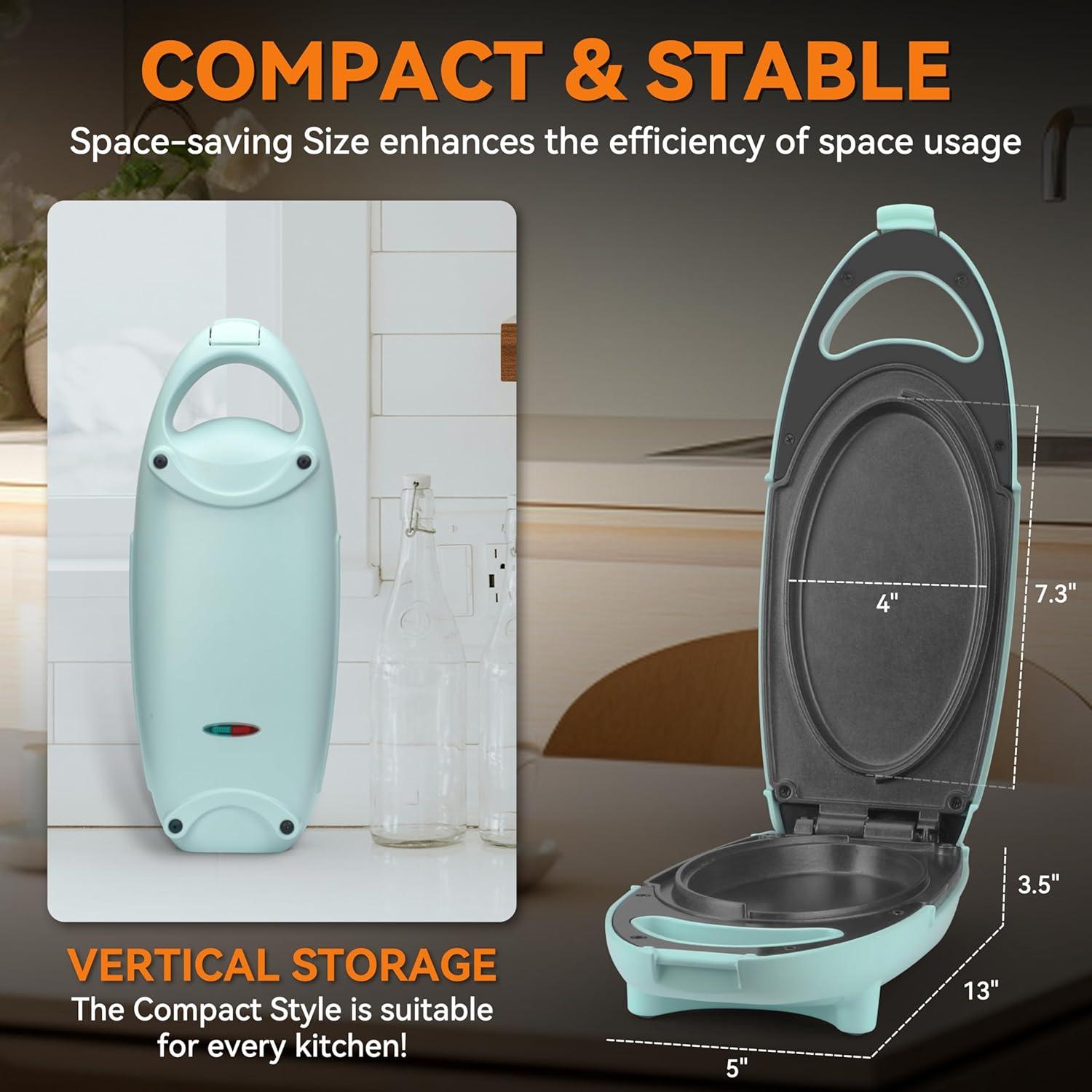 Hacedor de Omelettes Eléctrico Baker's Friend Aqua 800W Antiadherente