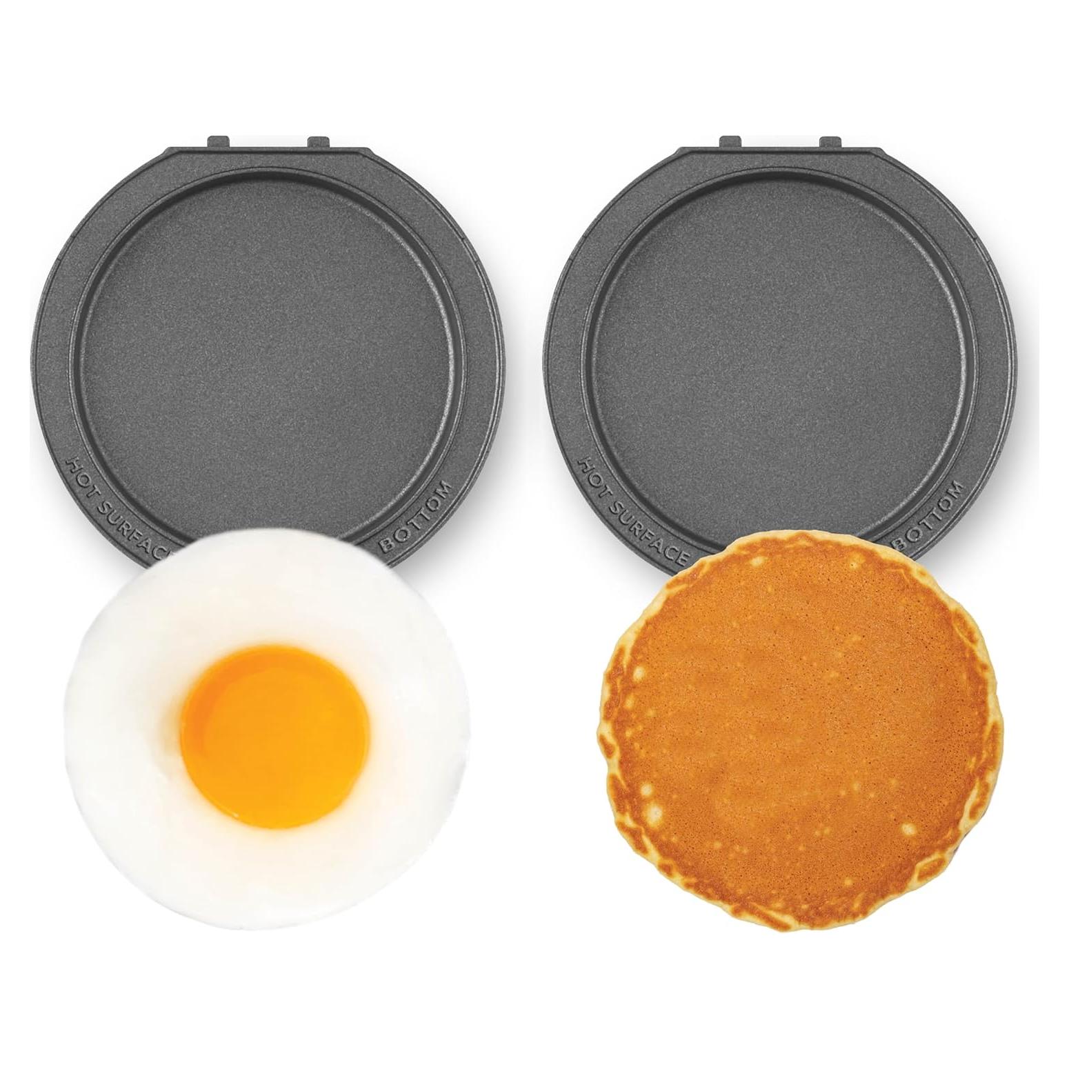 Placas de Waffle Desmontables DASH 4" Antiadherentes - Paquete de 2